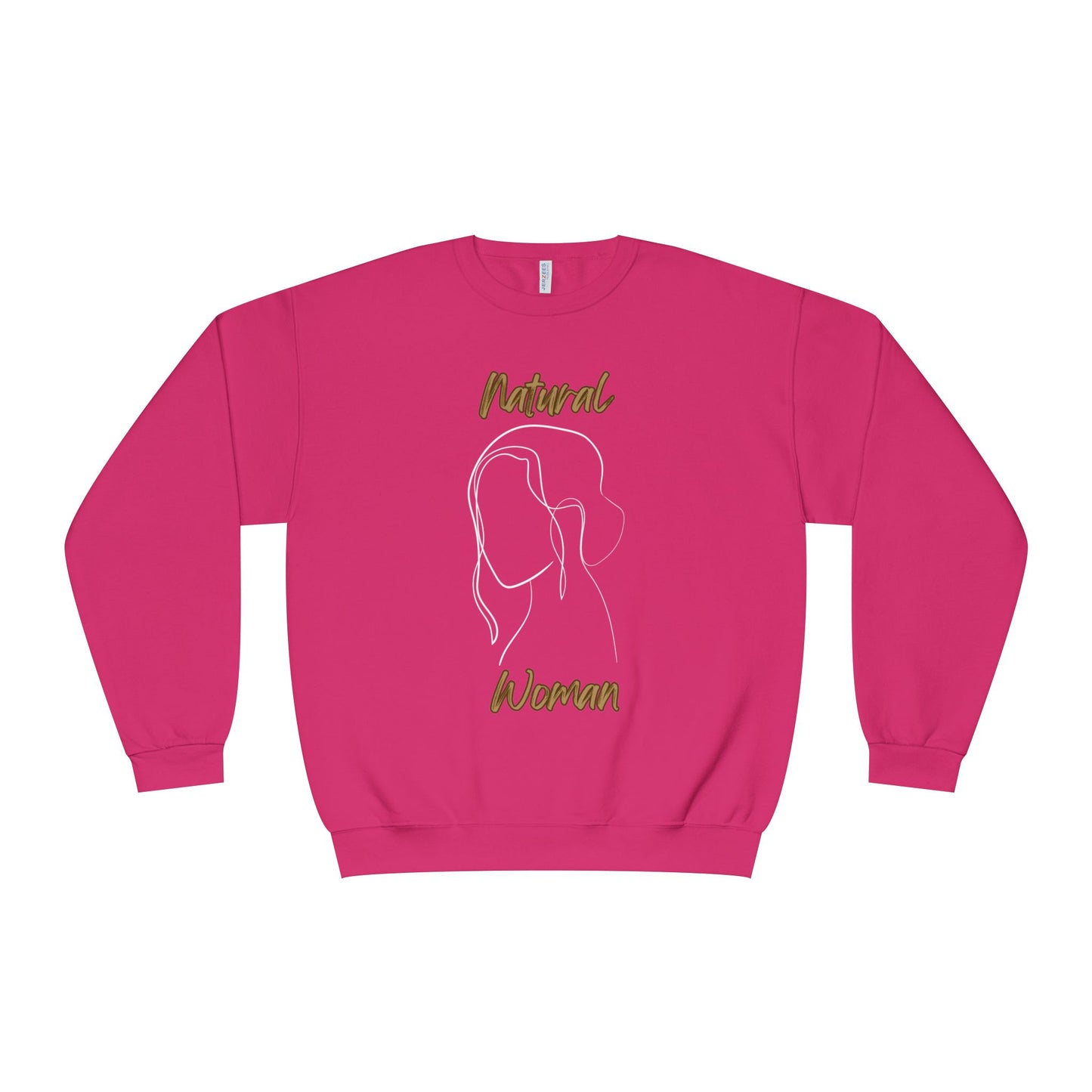 Natural Woman Hanging Hair (WL) Crewneck Sweatshirt