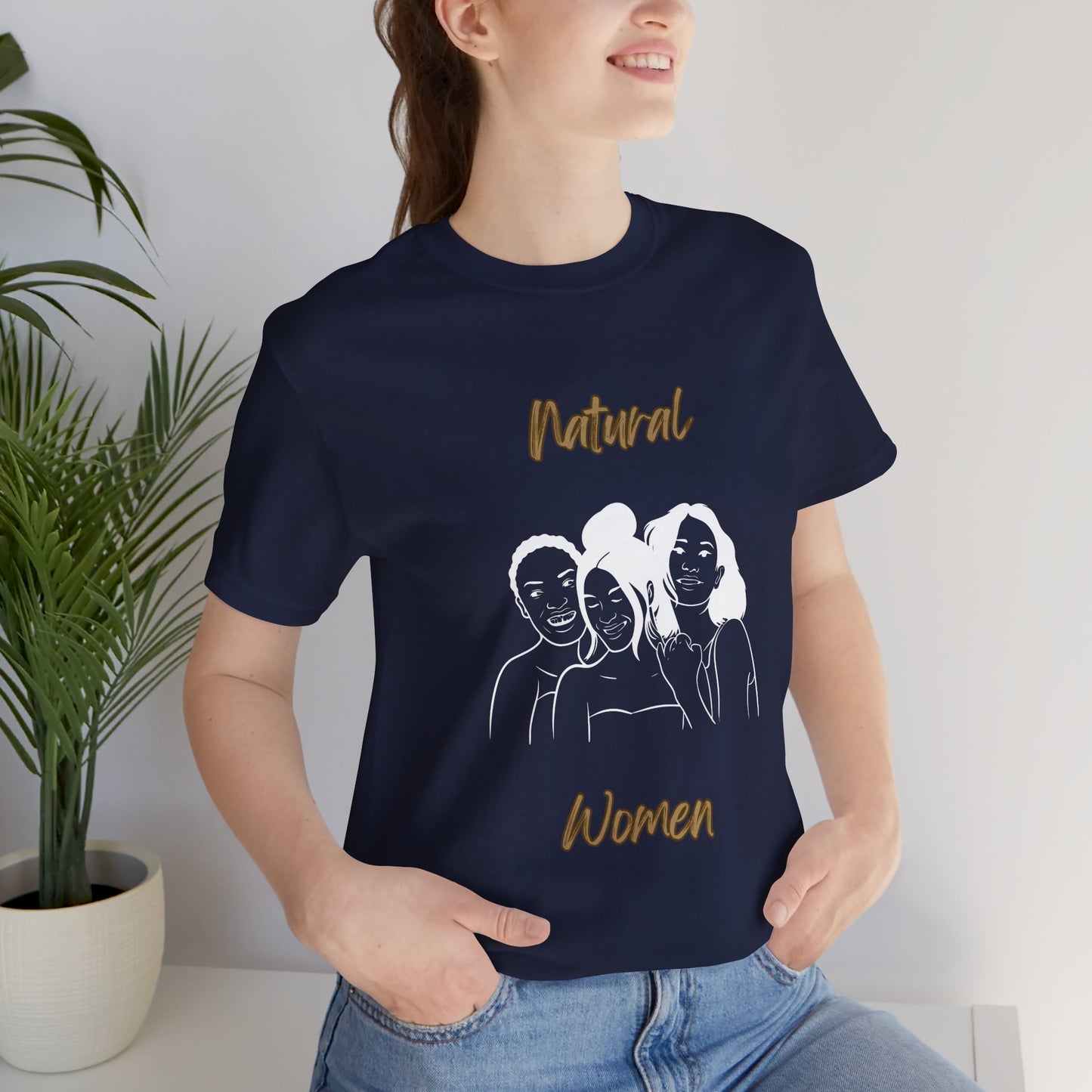 Natural Woman Laughing Friends (WL) Short Sleeve T-Shirt