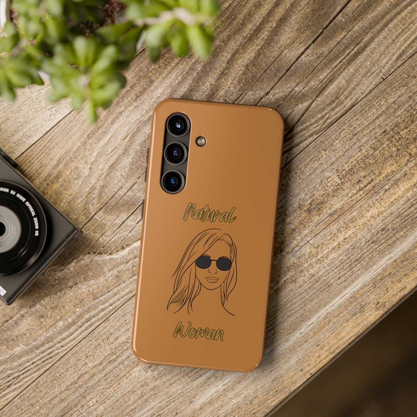 Natural Woman Shades (BL)Tough Phone Cases LIGHT BROWN