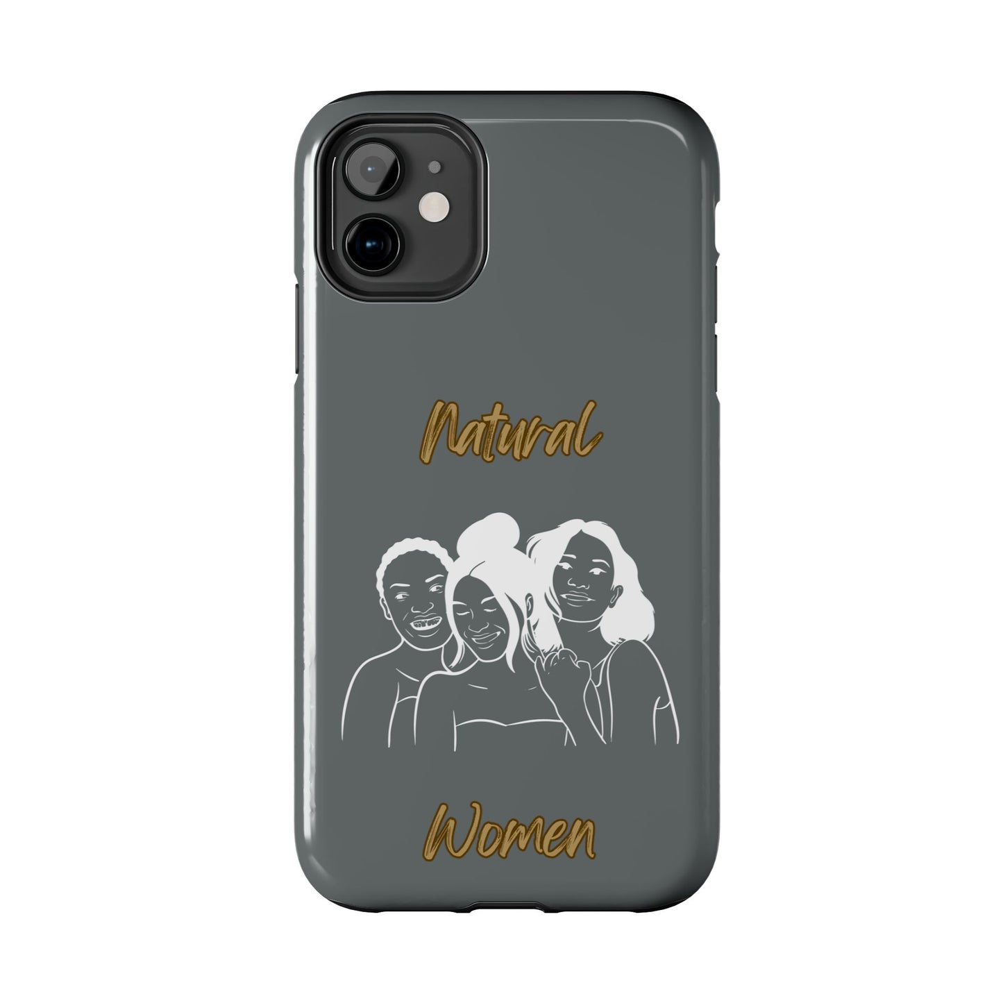 Natural Women Laughing Friends (WL)Tough Phone Cases DARK GREY