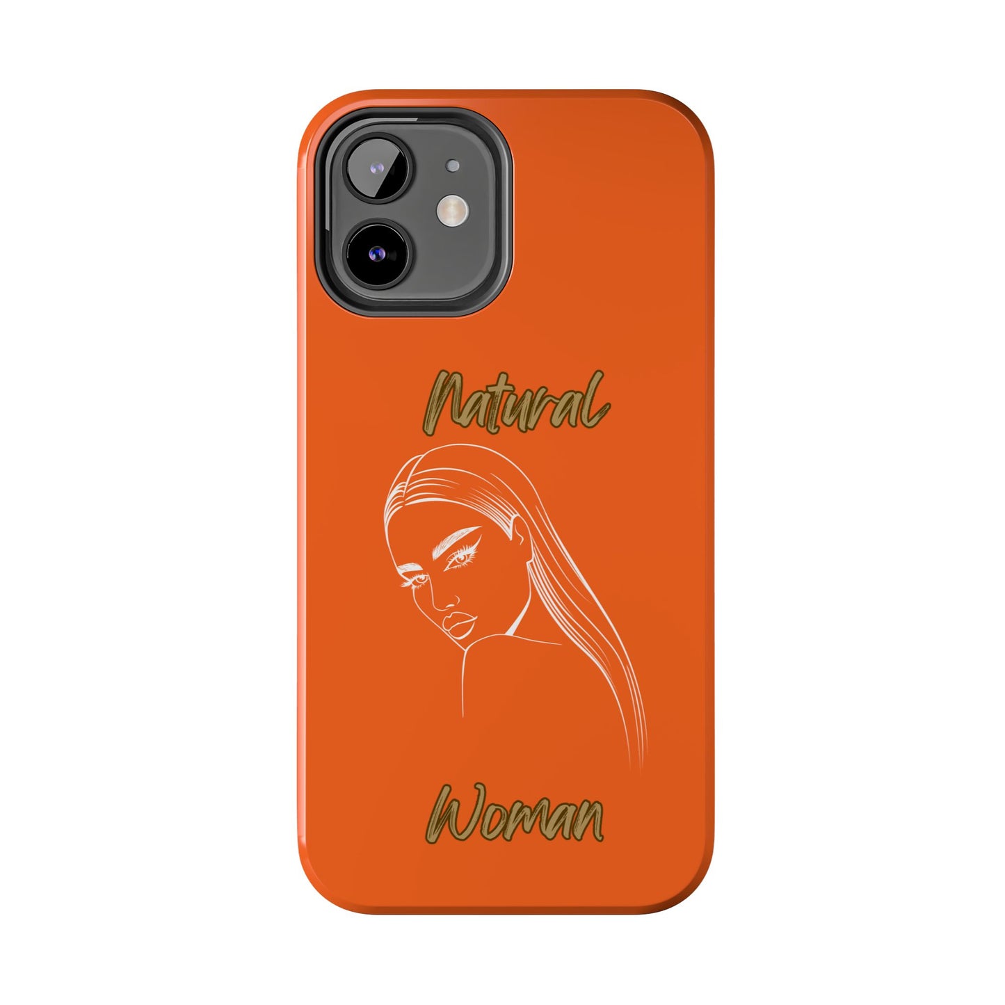 Natural Woman The Stare (WL) Tough Phone Cases ORANGE