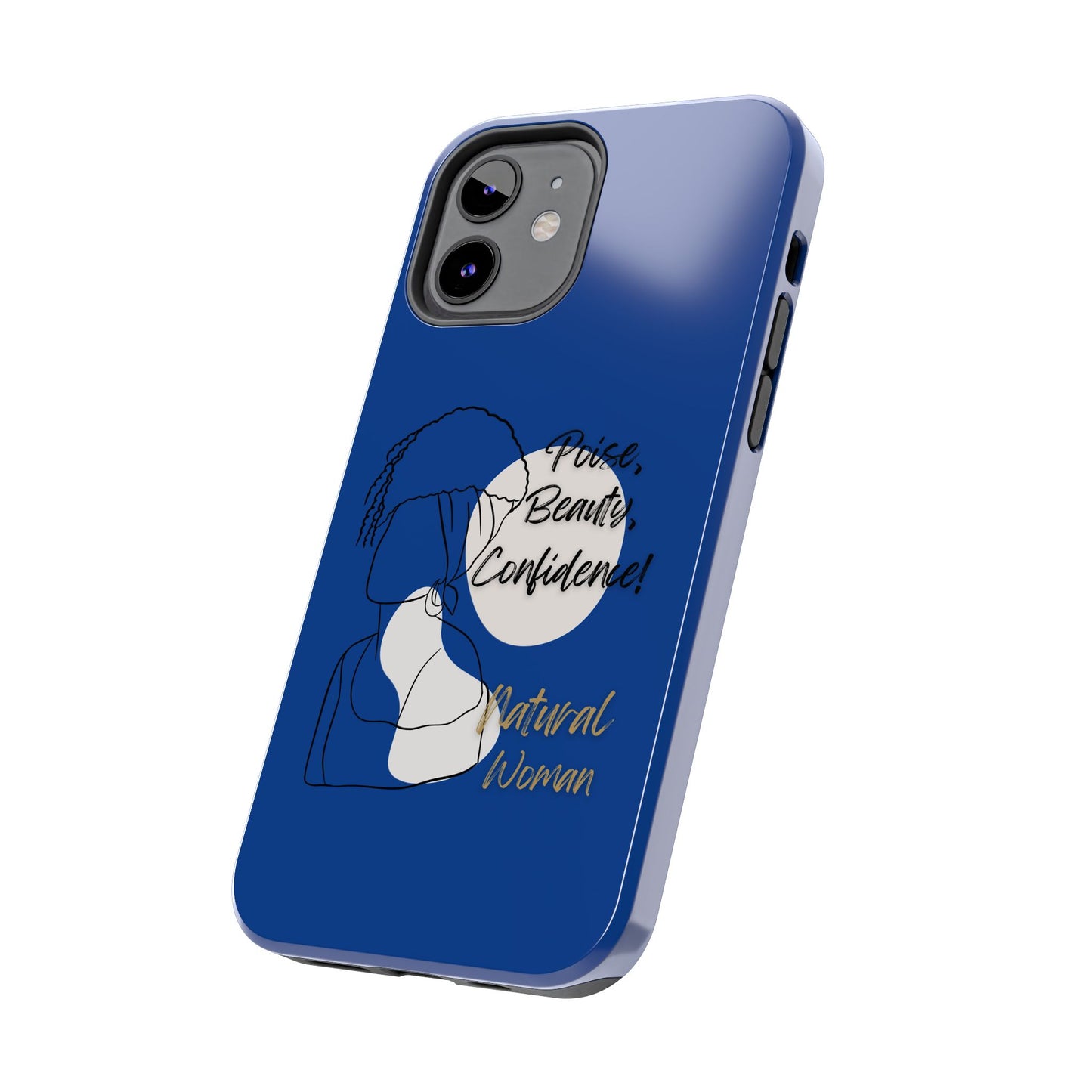 Natural Woman Puff (BL)Tough Phone Cases DARK BLUE