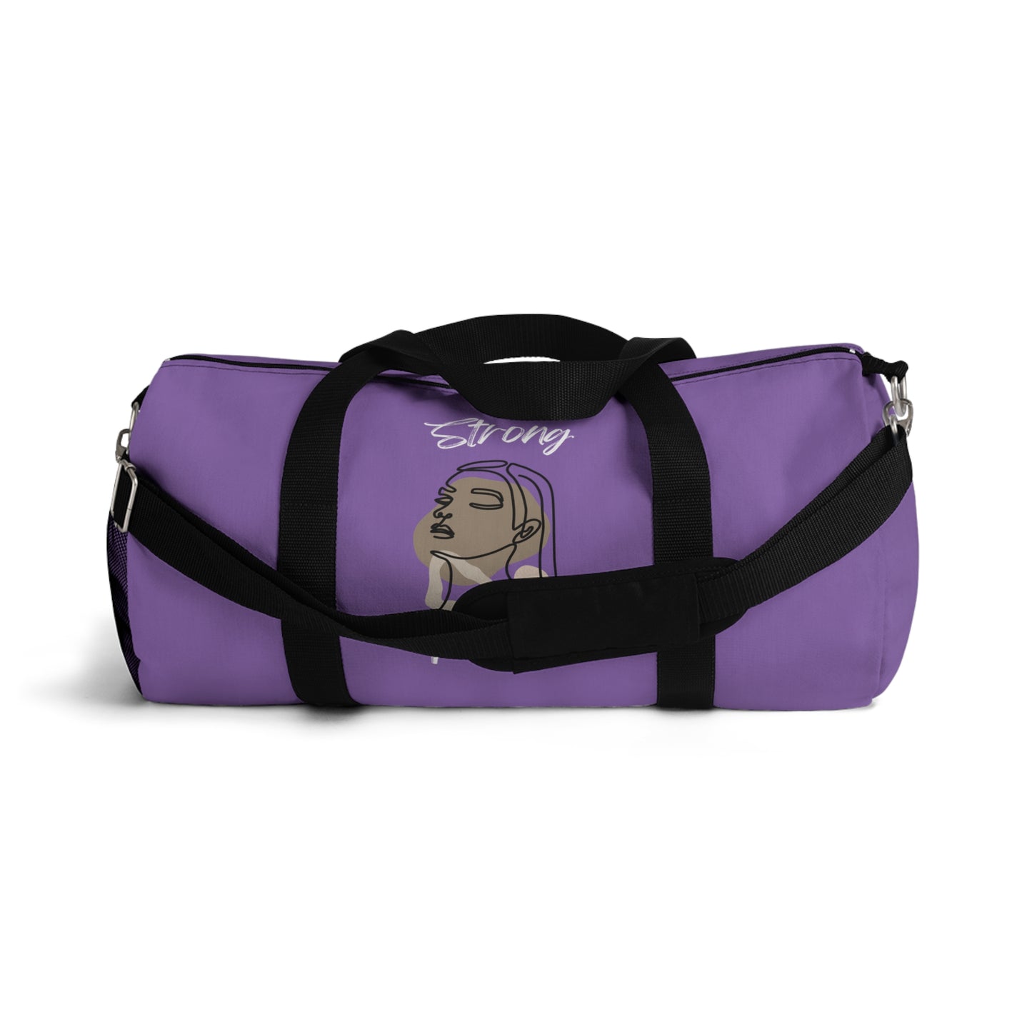 Strong Momma (WL) Duffel Bag LIGHT PURPLE
