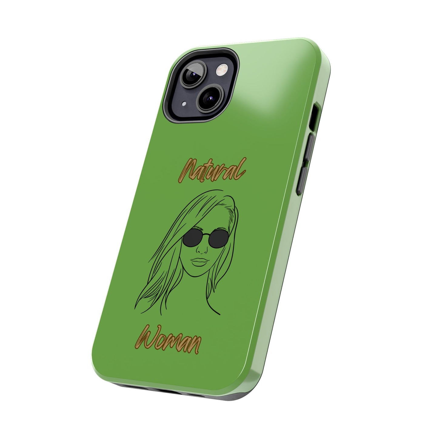 Natural Woman Shades (BL)Tough Phone Cases GREEN