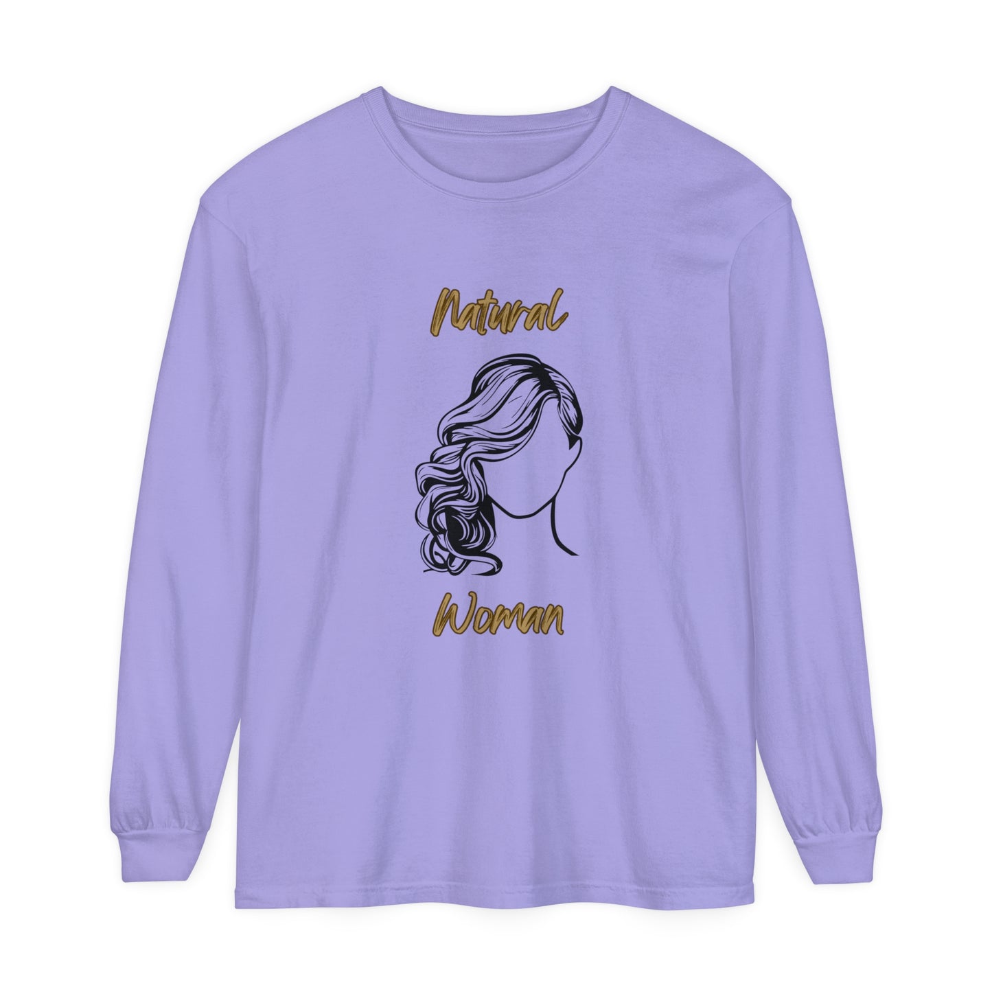 Natural Woman Long Curl (BL) Long Sleeve T-Shirt