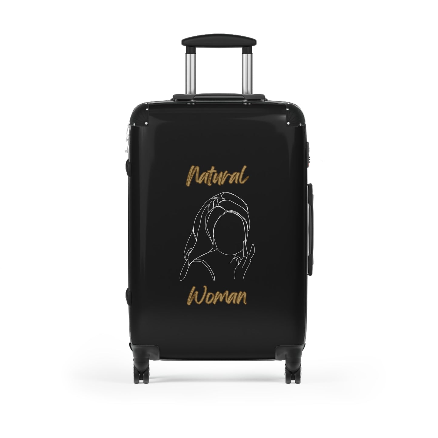 Natural Woman Towel Wrapped (WL) Suitcase BLACK