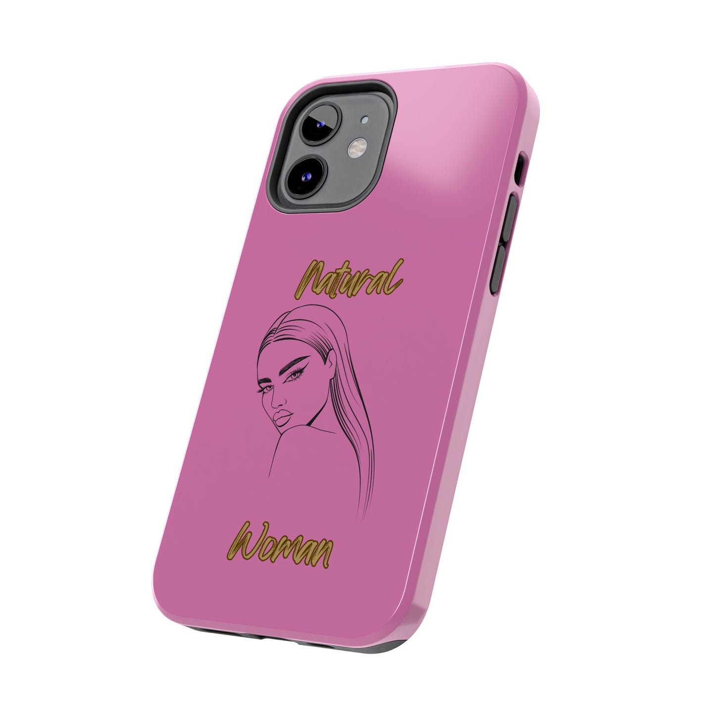 Natural Woman The Stare (BL)Tough Phone Cases LIGHT PINK