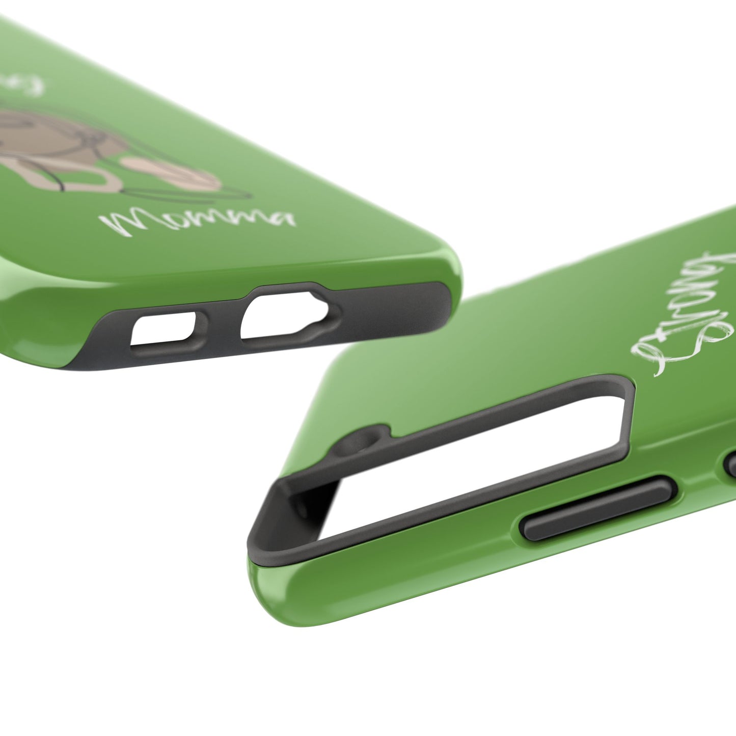 Strong Momma (WL) Tough Phone Cases GREEN