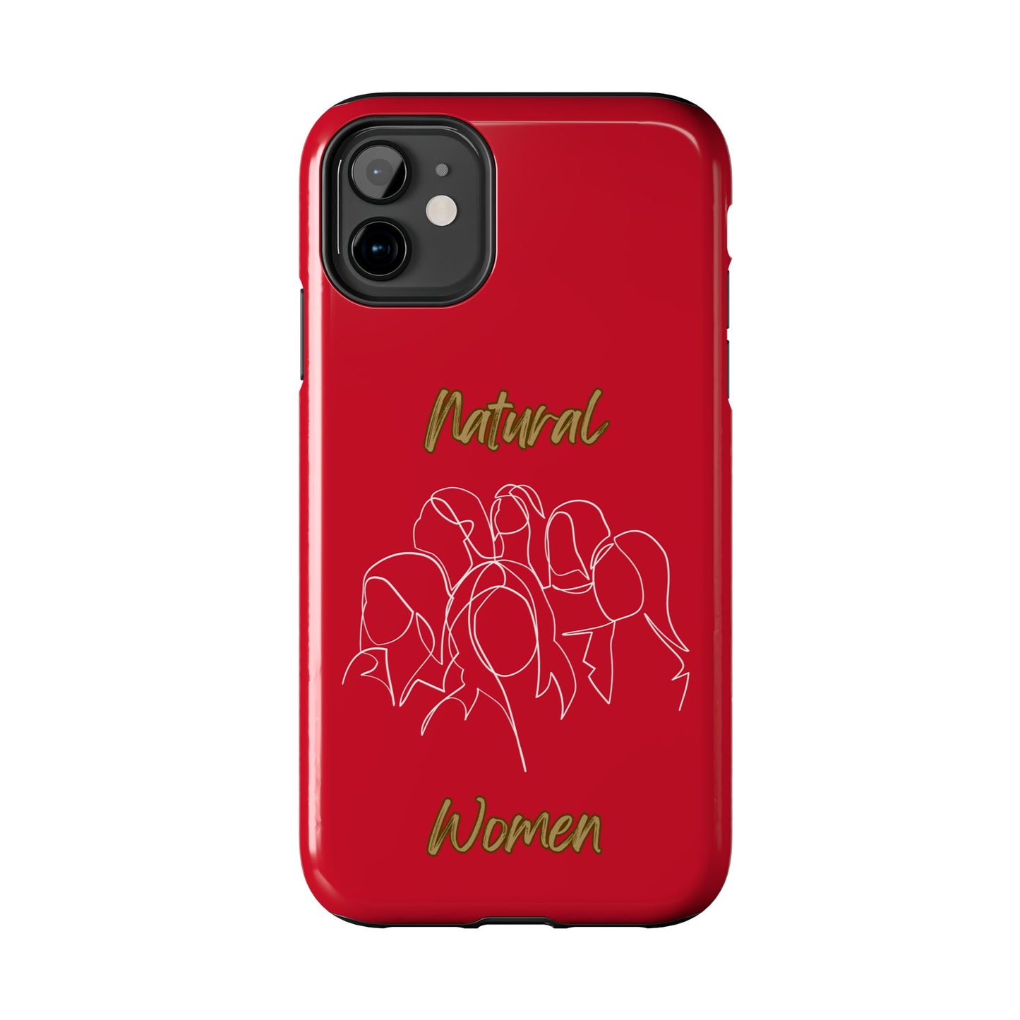 Natural Women Professionals (WL)Tough Phone Cases DARK RED