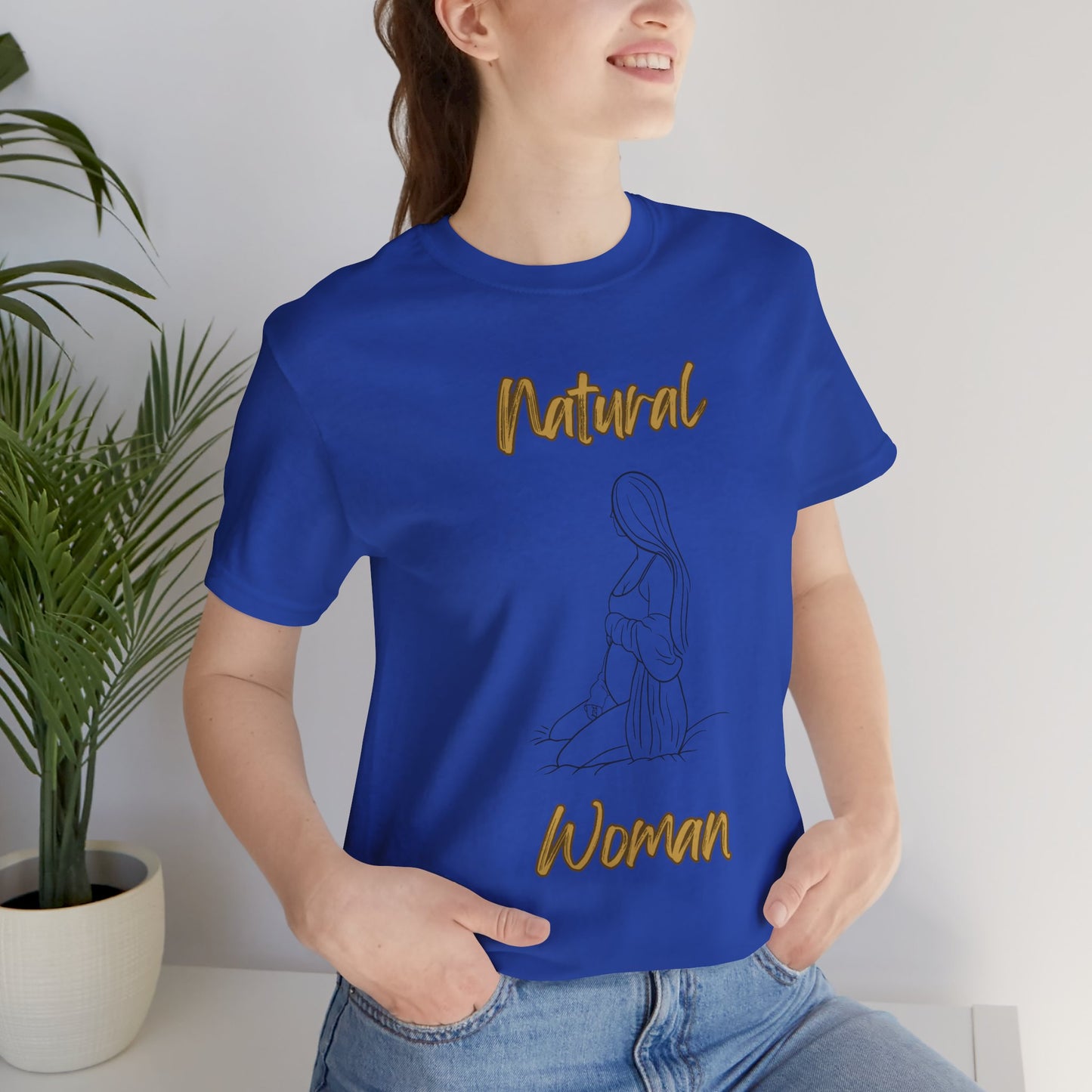 Natural Woman Expecting (BL) Short Sleeve T-Shirt