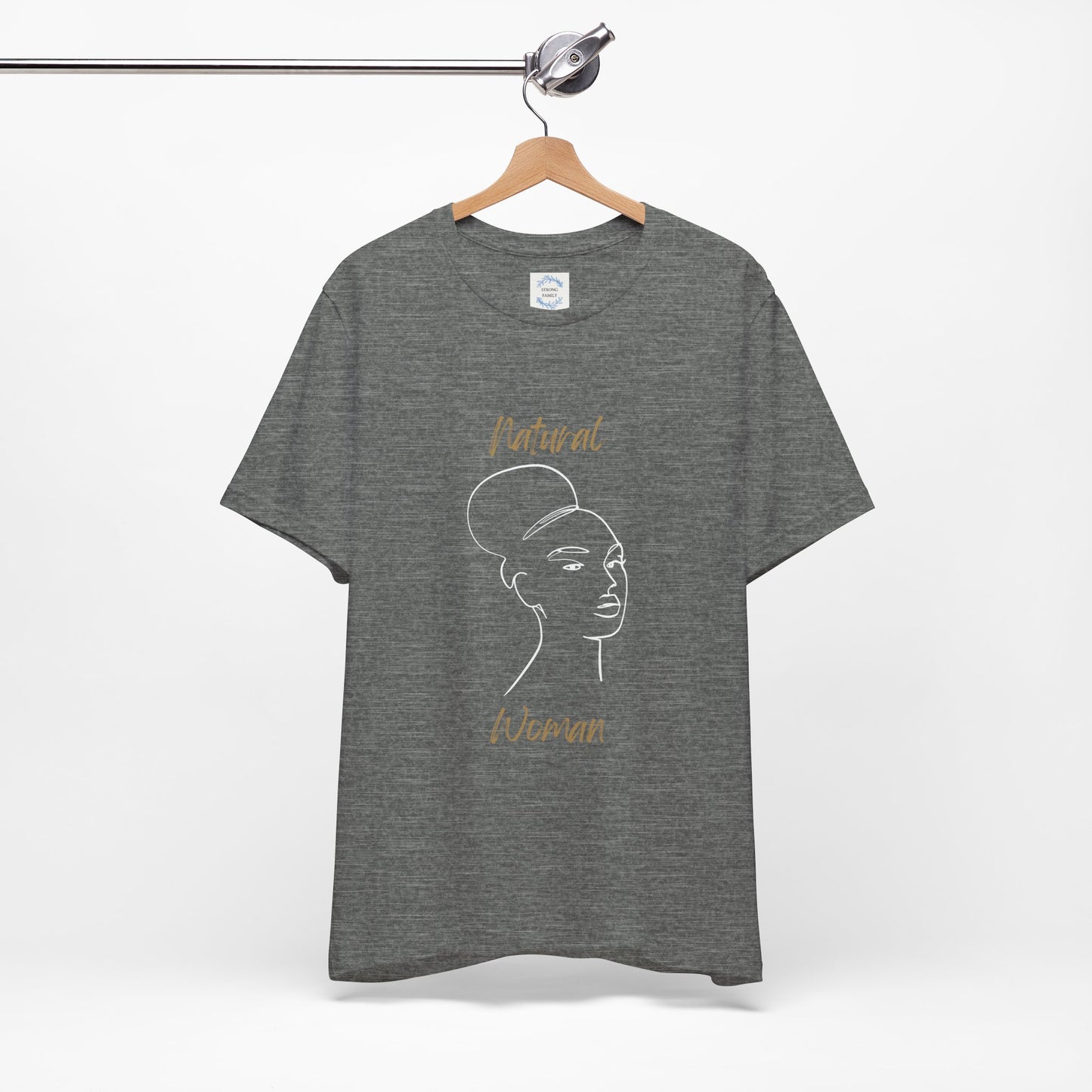 Natural Woman Hair Up (WL) Short Sleeve T-Shirt