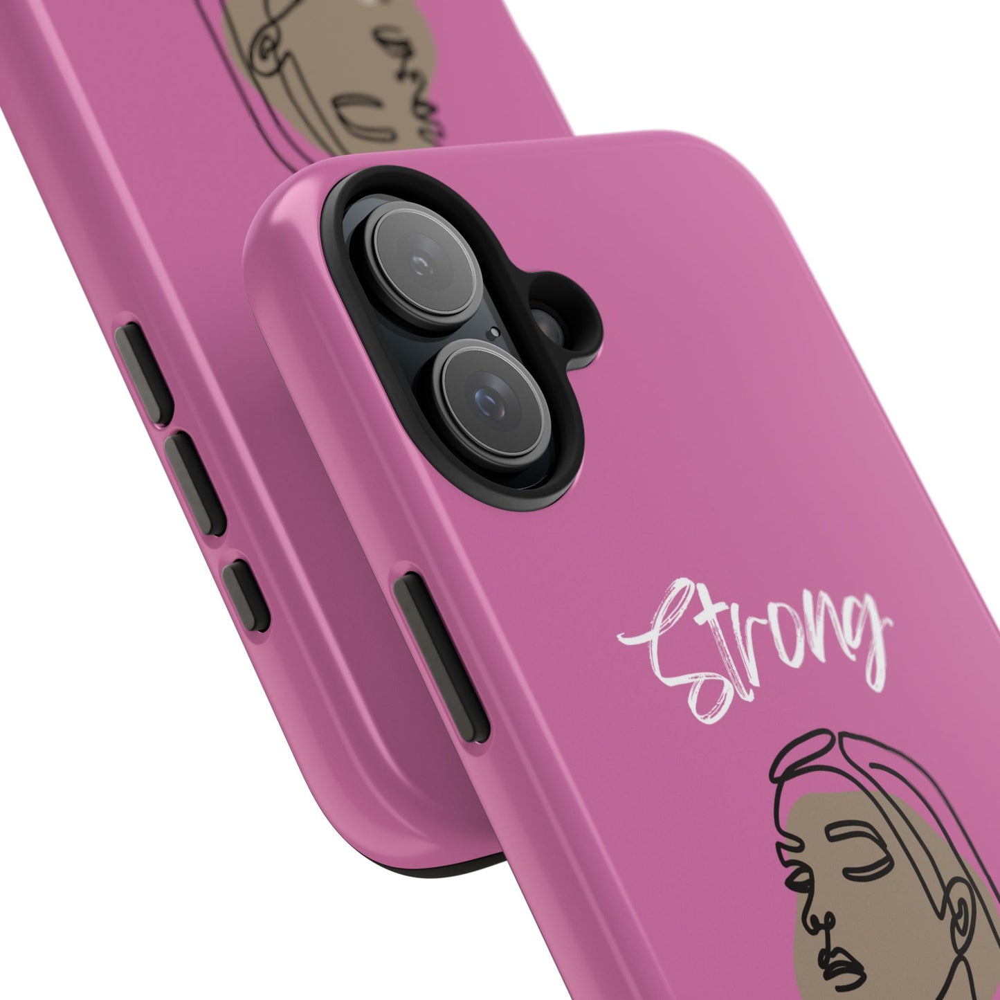 Strong Momma (WL) Tough Phone Cases LIGHT PINK