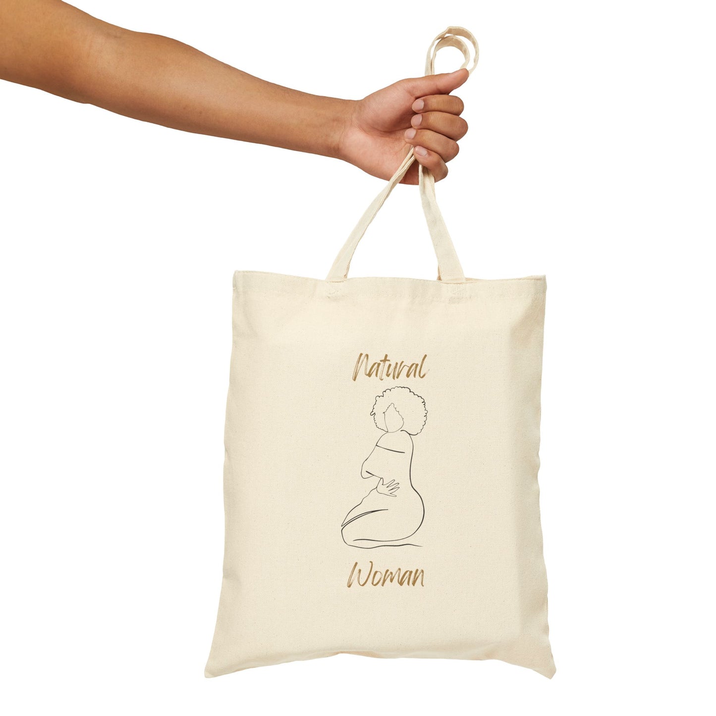 Natural Woman Hug (BL) Canvas Tote Bag