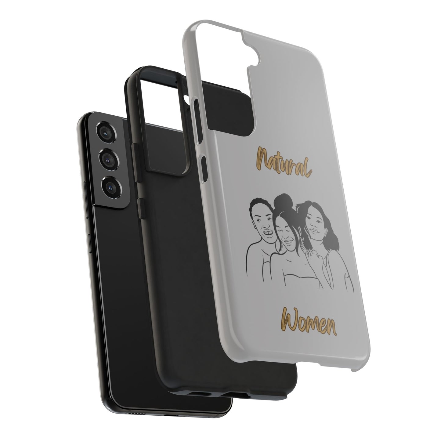 Natural Women Laughing Friends (BL)Tough Phone Cases LIGHT GREY