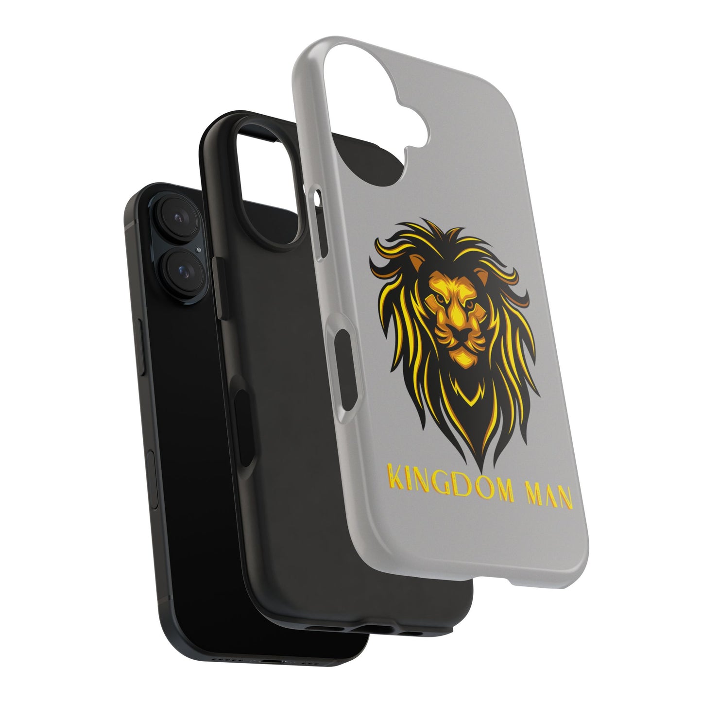 KIngdom Man (Gold Label) Tough Phone Cases LIGHT GREY