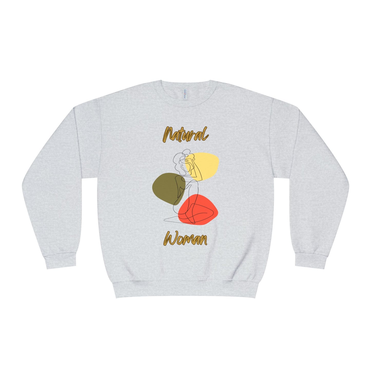 Natural Woman Colorful Pose (BL) Crewneck Sweatshirt
