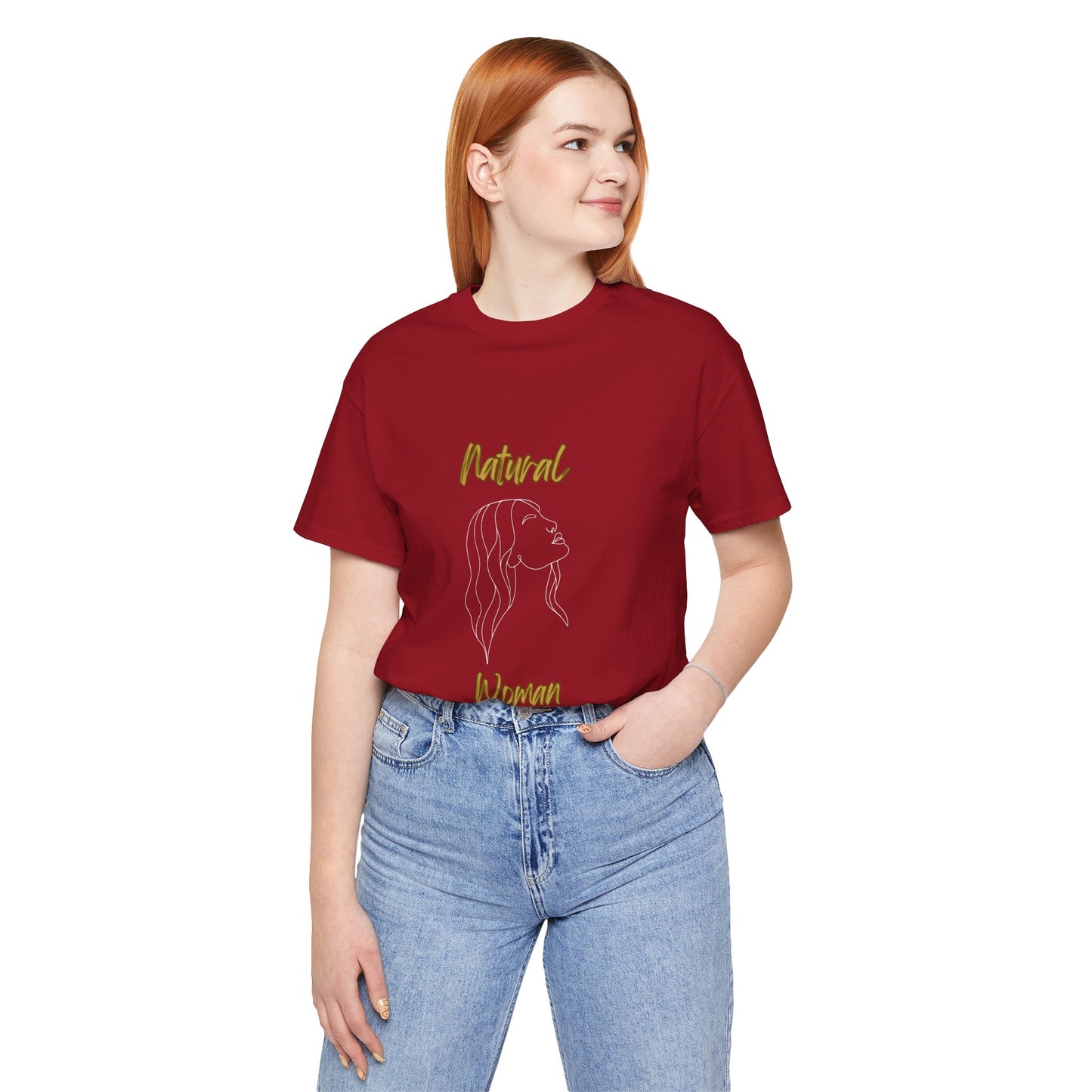 Natural Woman Breeze on Face (WL) Short Sleeve T-Shirt