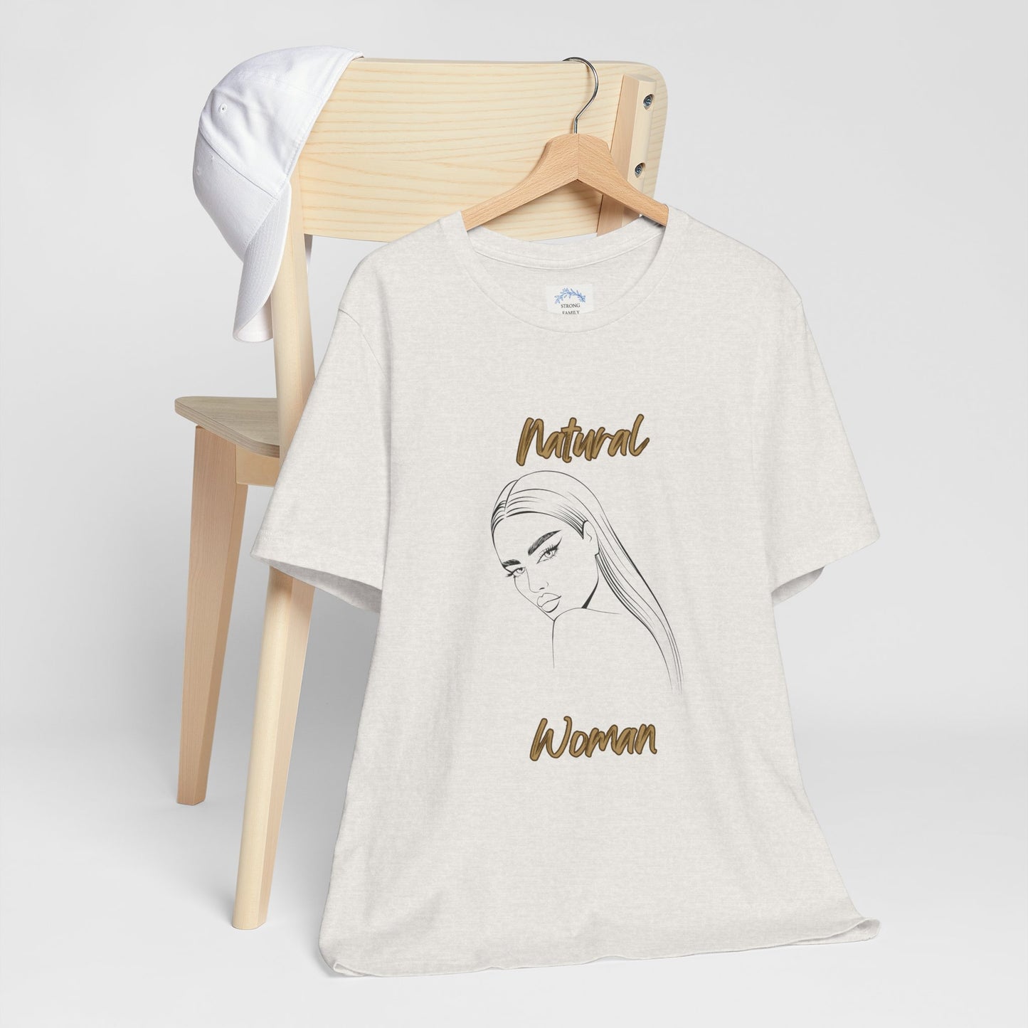 Natural Woman The Stare (BL) Short Sleeve T-Shirt