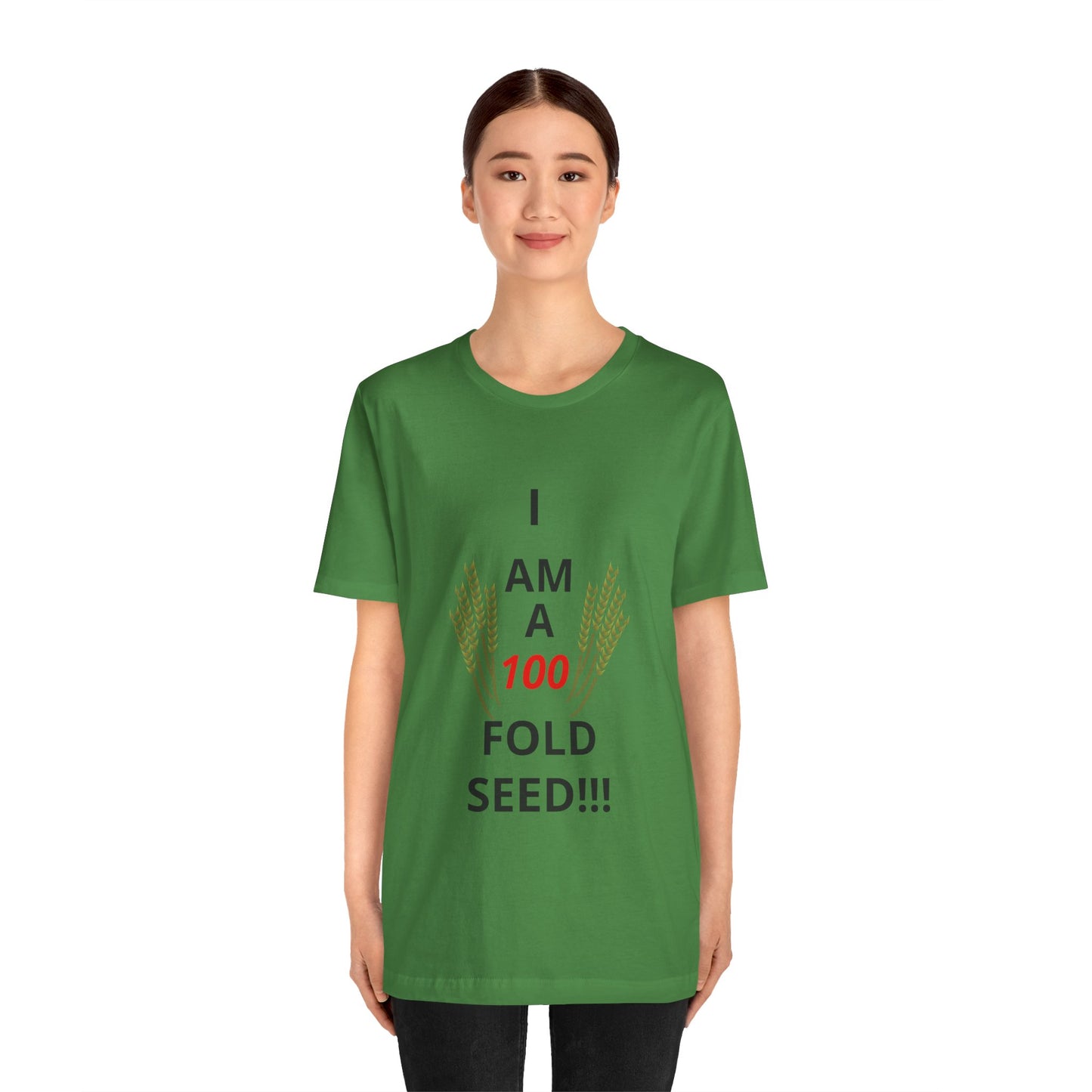 100 Fold Seed (BL)Unisex Jersey Short Sleeve T-Shirt