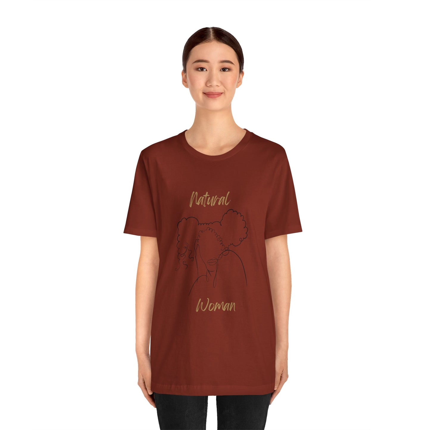 Natural Woman Twin Puffs (BL) Short Sleeve T-Shirt