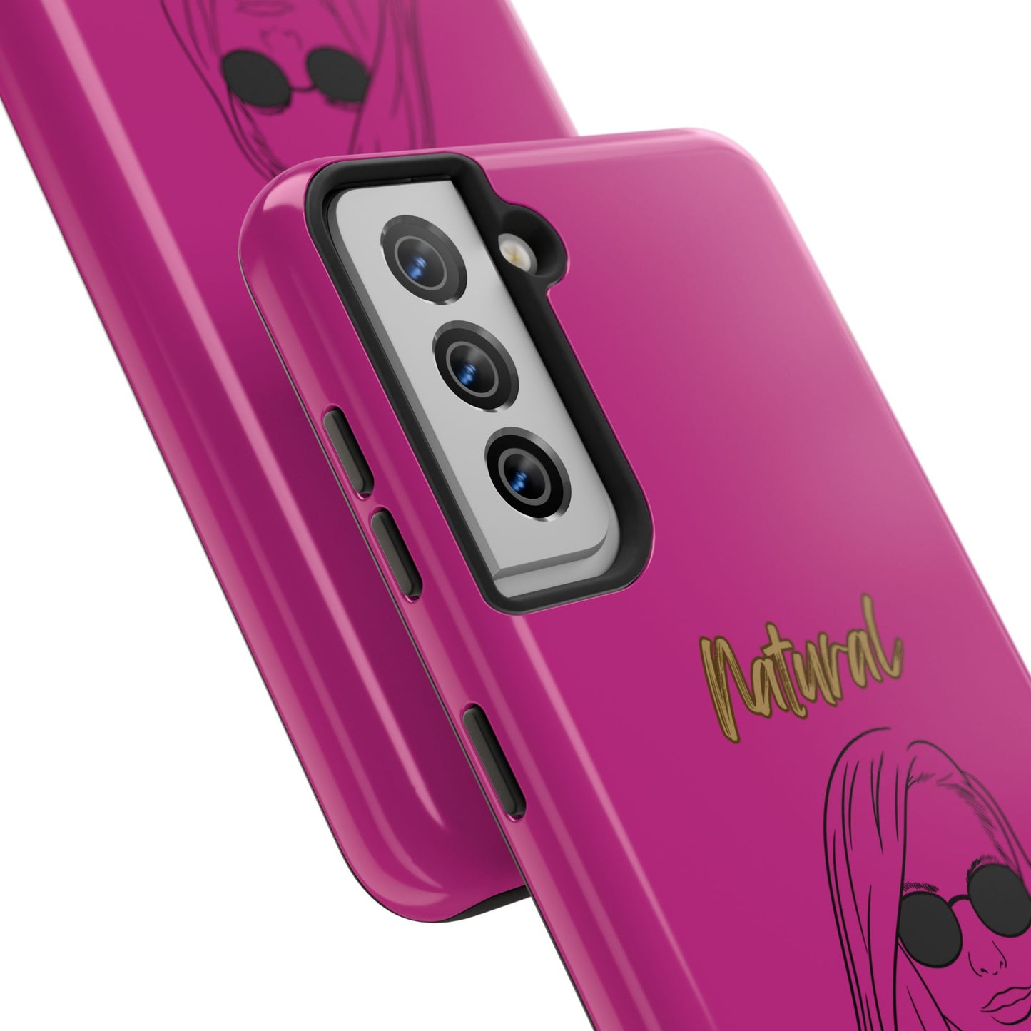 Natural Woman Shades (BL)Tough Phone Cases PINK