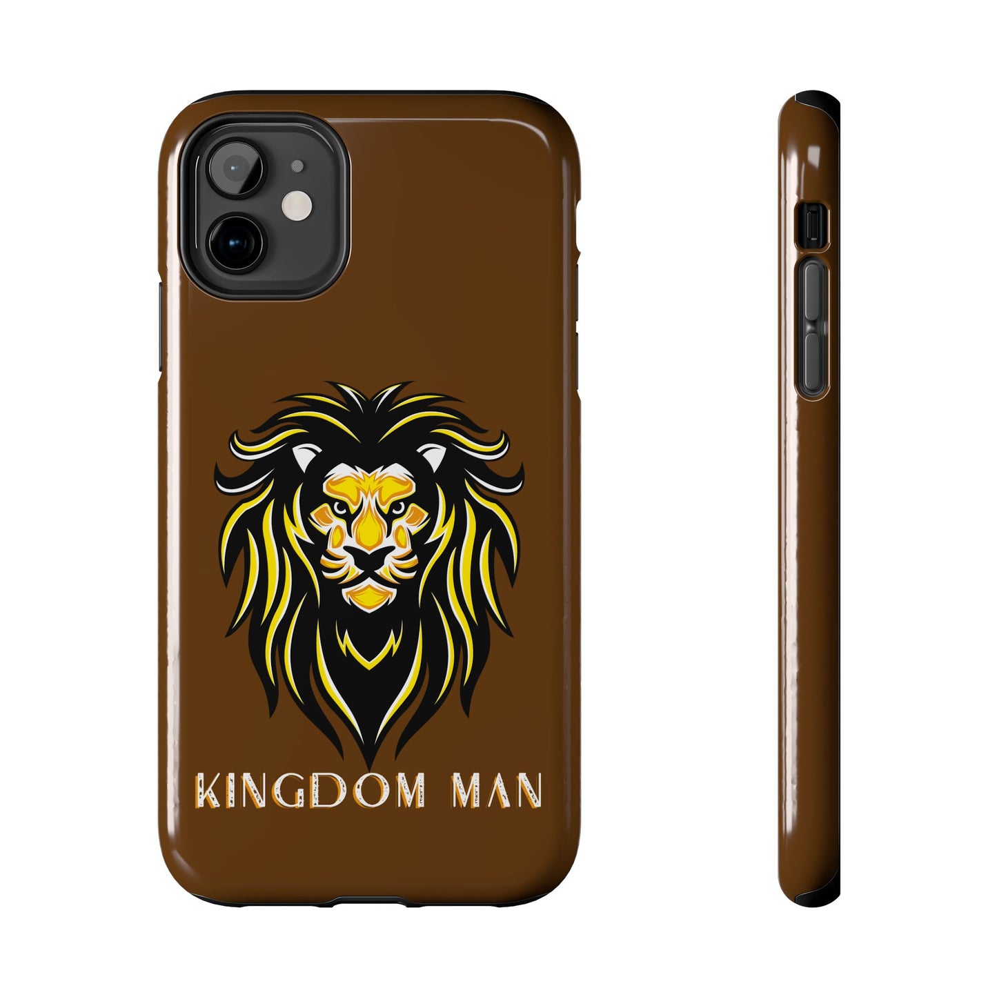 Kingdom Man (White-Gold Label) Tough Phone Case BROWN