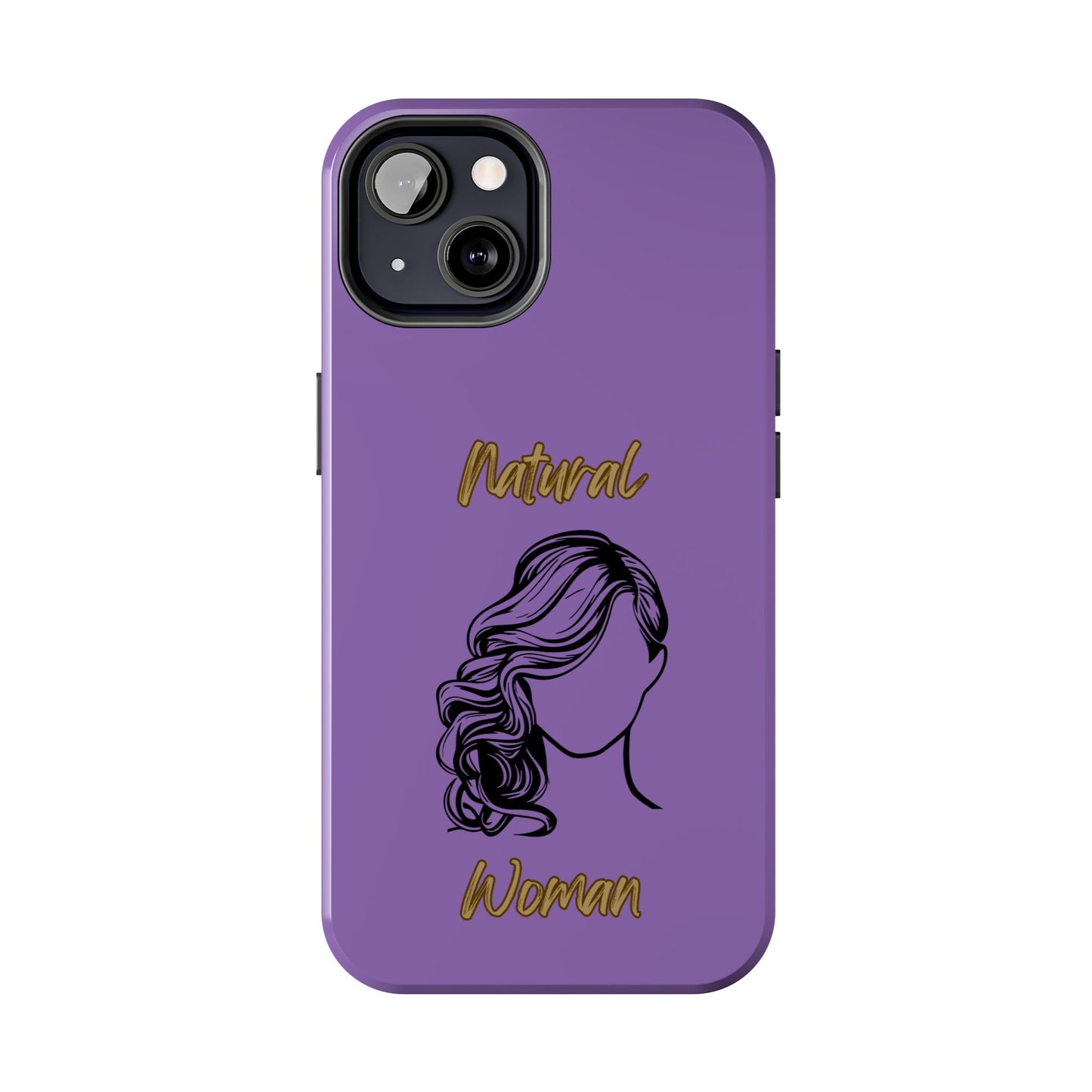 Natural Woman Long Curl (BL)Tough Phone Cases LIGHT PURPLE