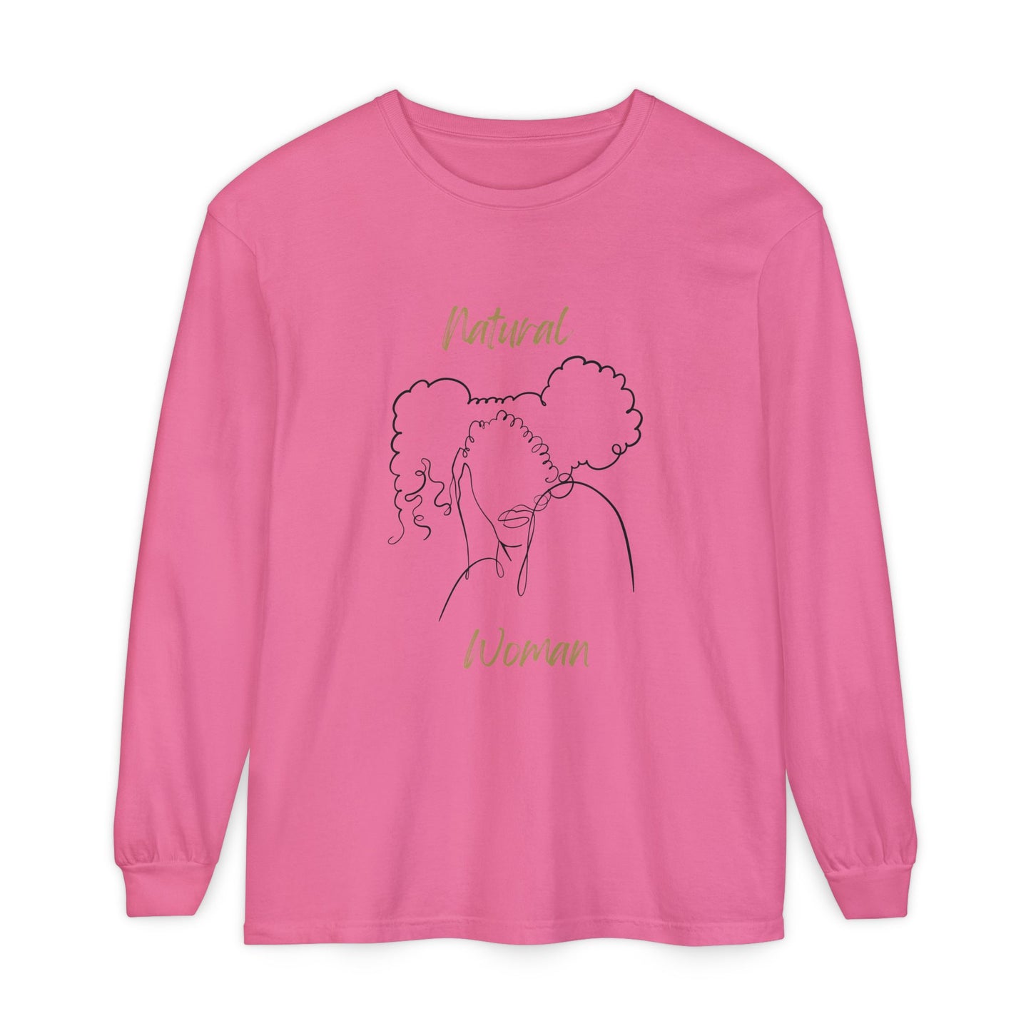 Natural Woman Twin Puffs (BL) Long Sleeve T-Shirt