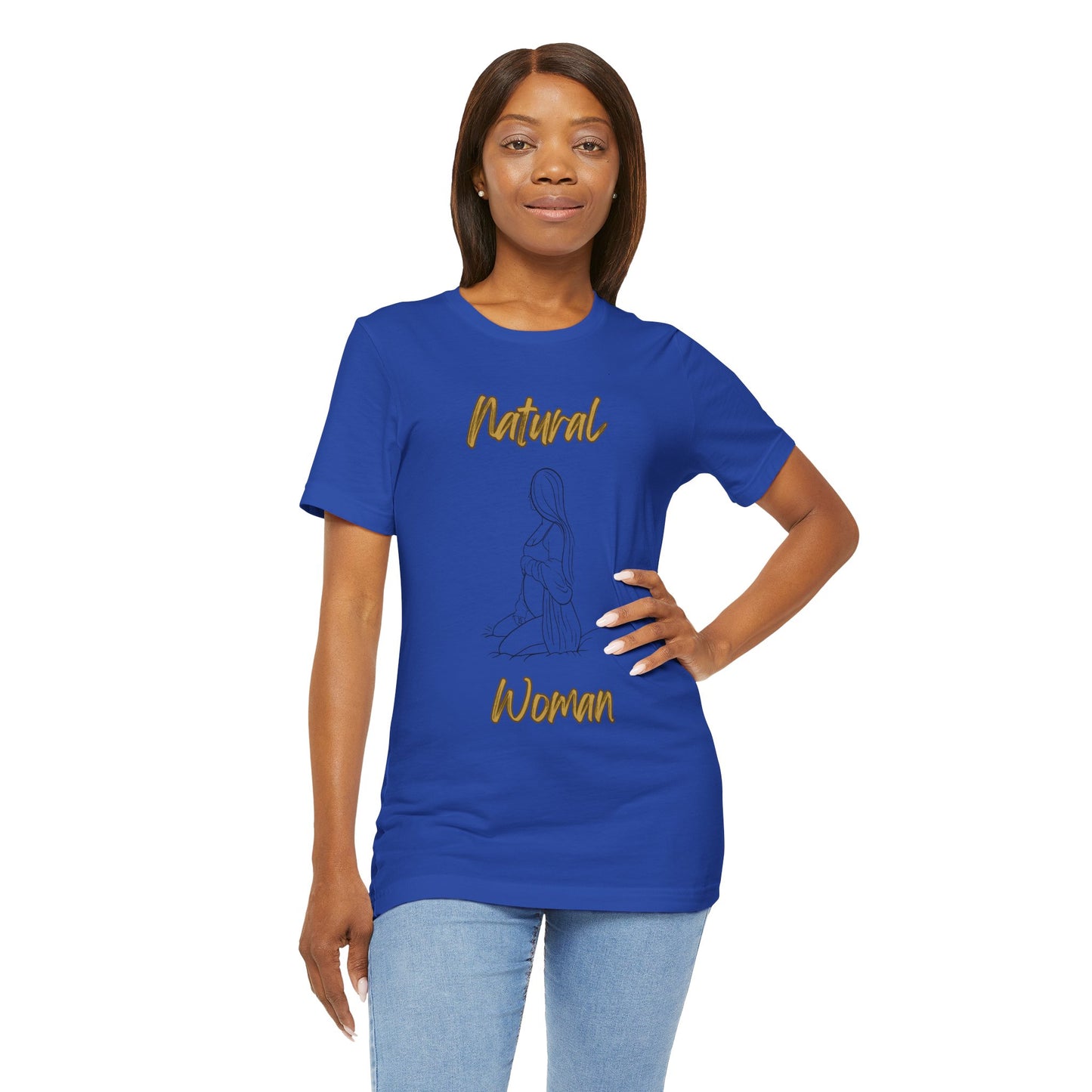 Natural Woman Expecting (BL) Short Sleeve T-Shirt