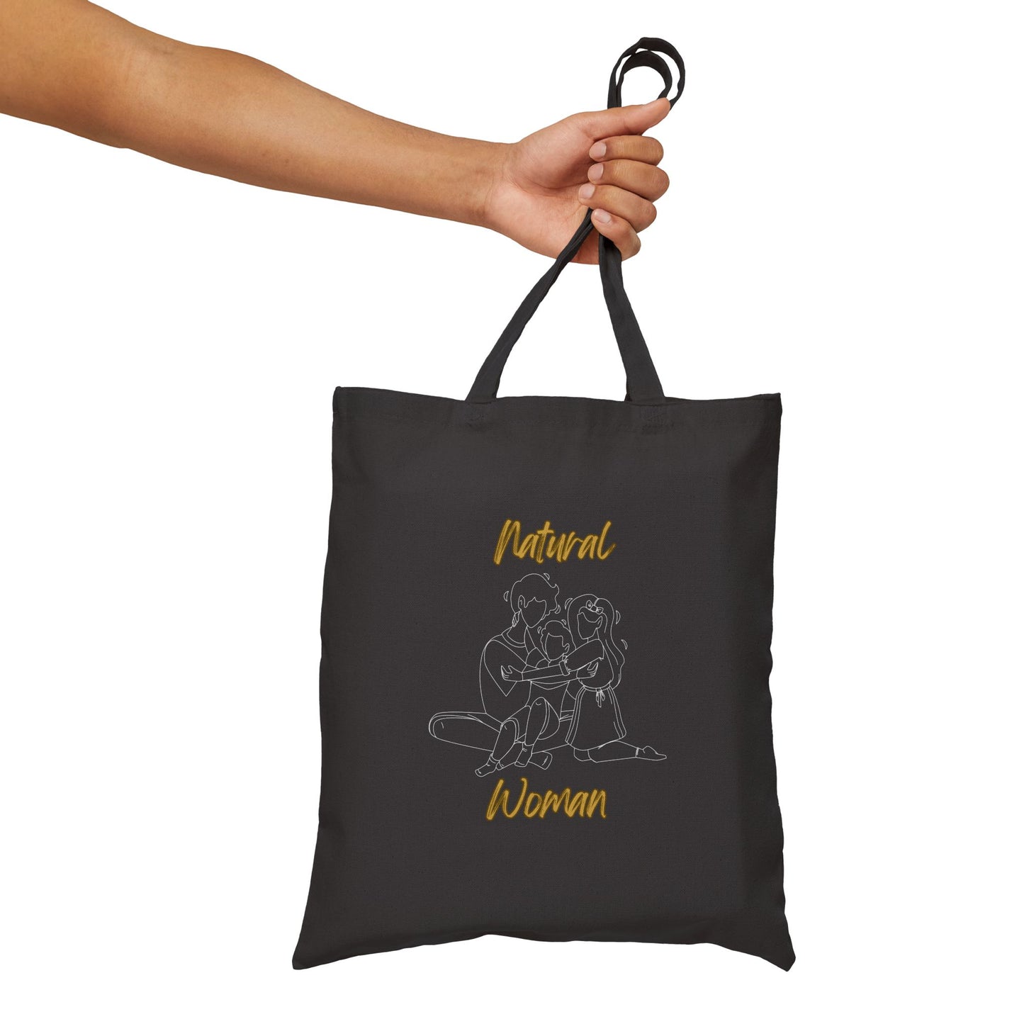 Natural Woman Bear Hugs (WL) Canvas Tote Bag