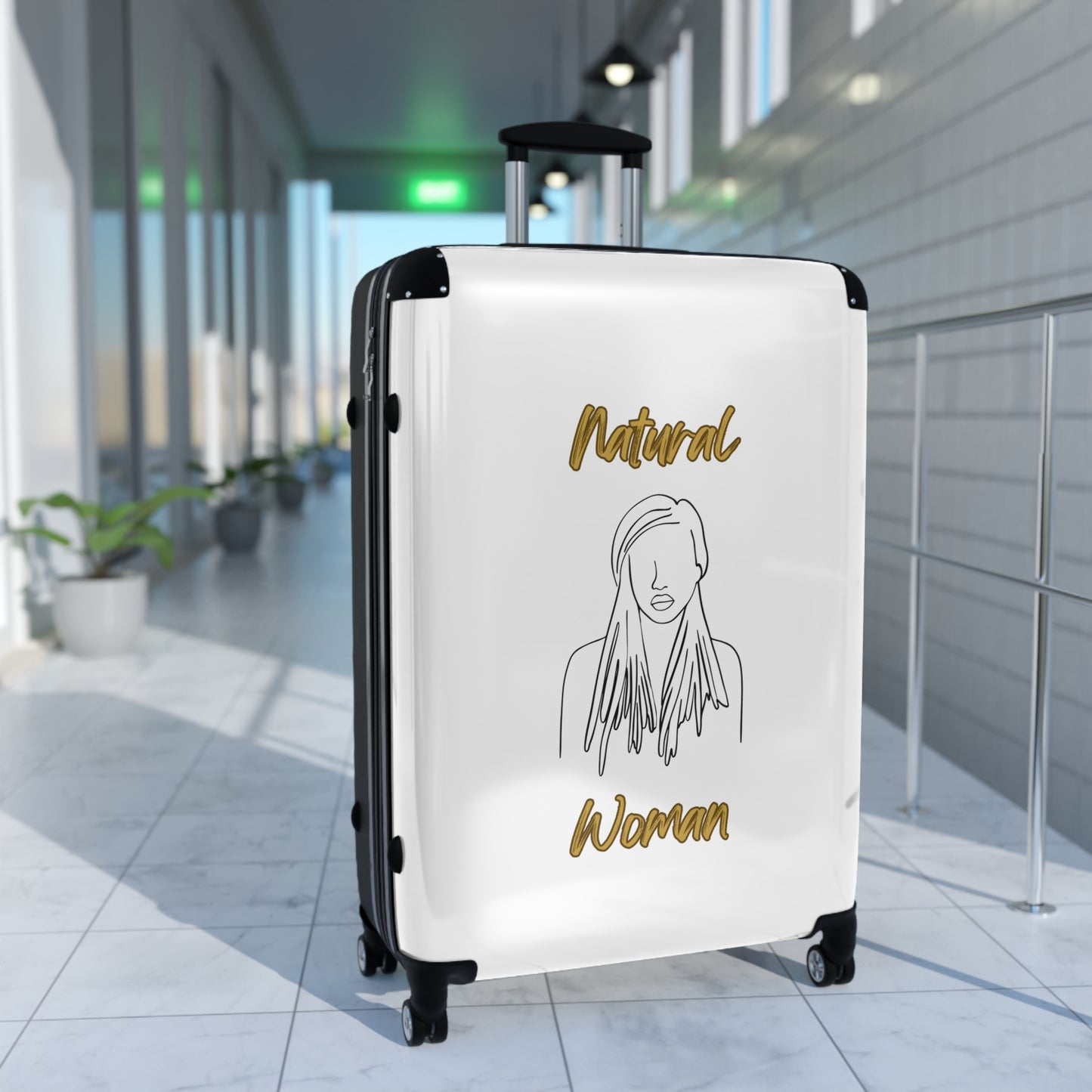 Natural Woman Content (BL) Suitcase WHITE