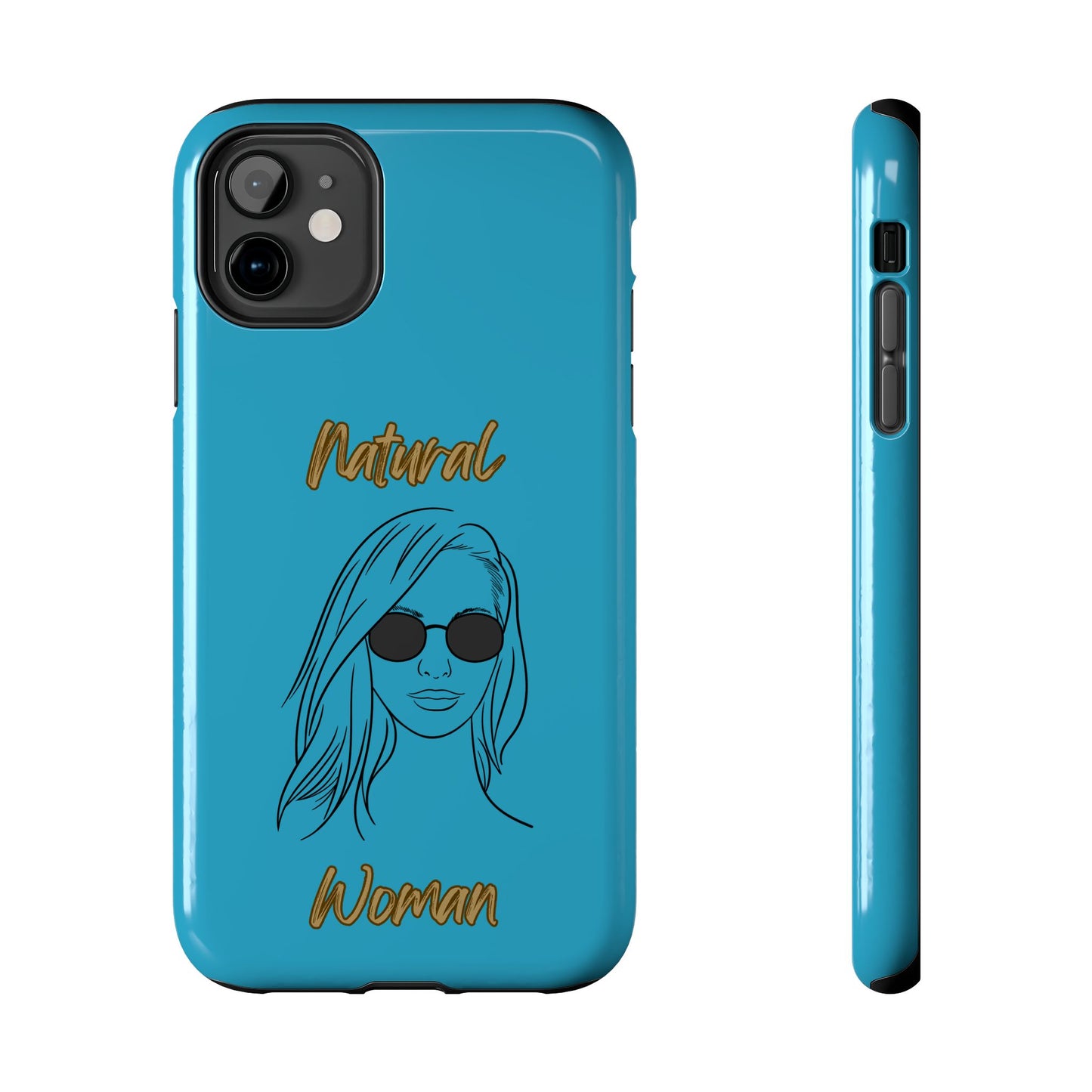 Natural Woman Shades (BL)Tough Phone Cases TURQUOISE