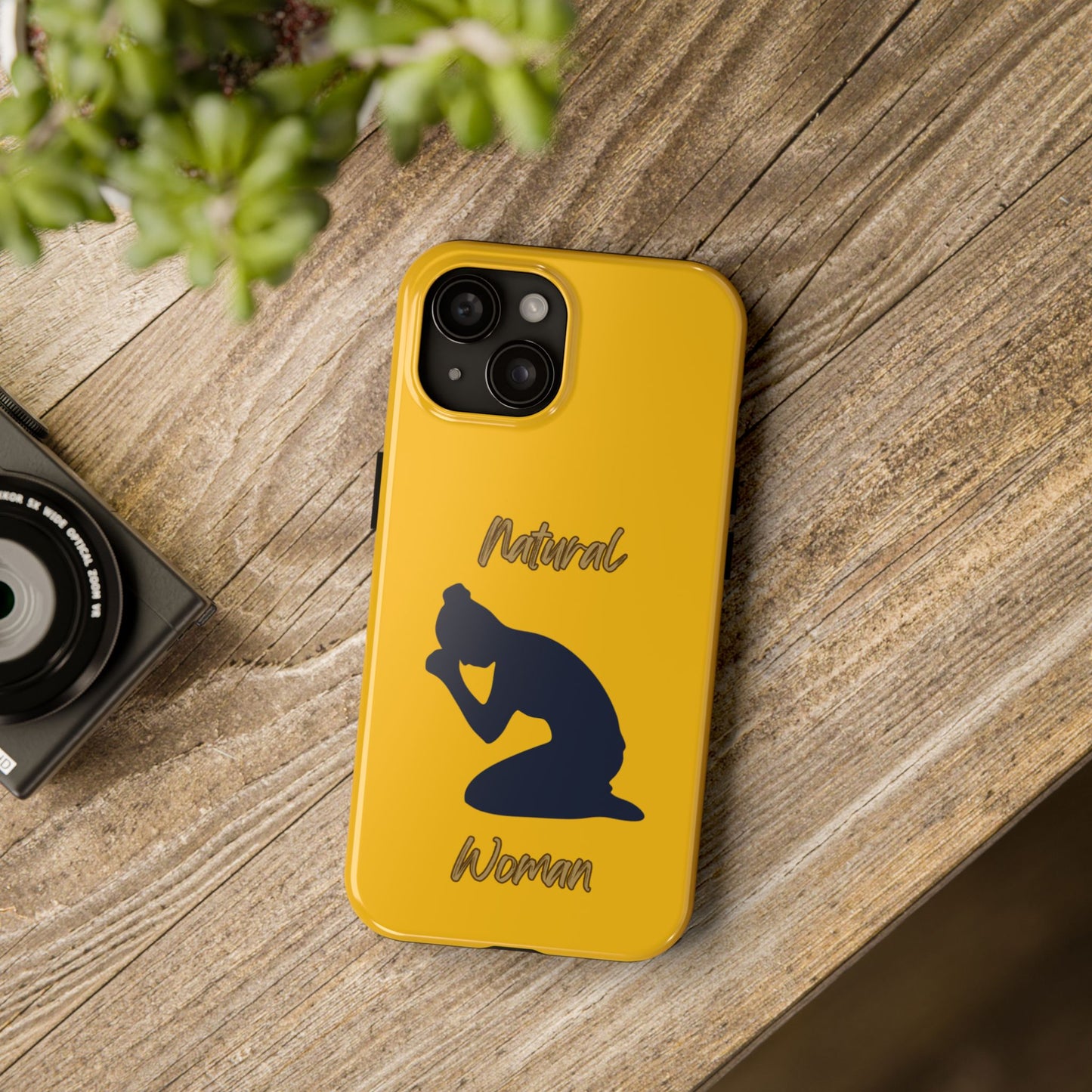 Natural Woman Pray (BL) Tough Phone Cases YELLOW