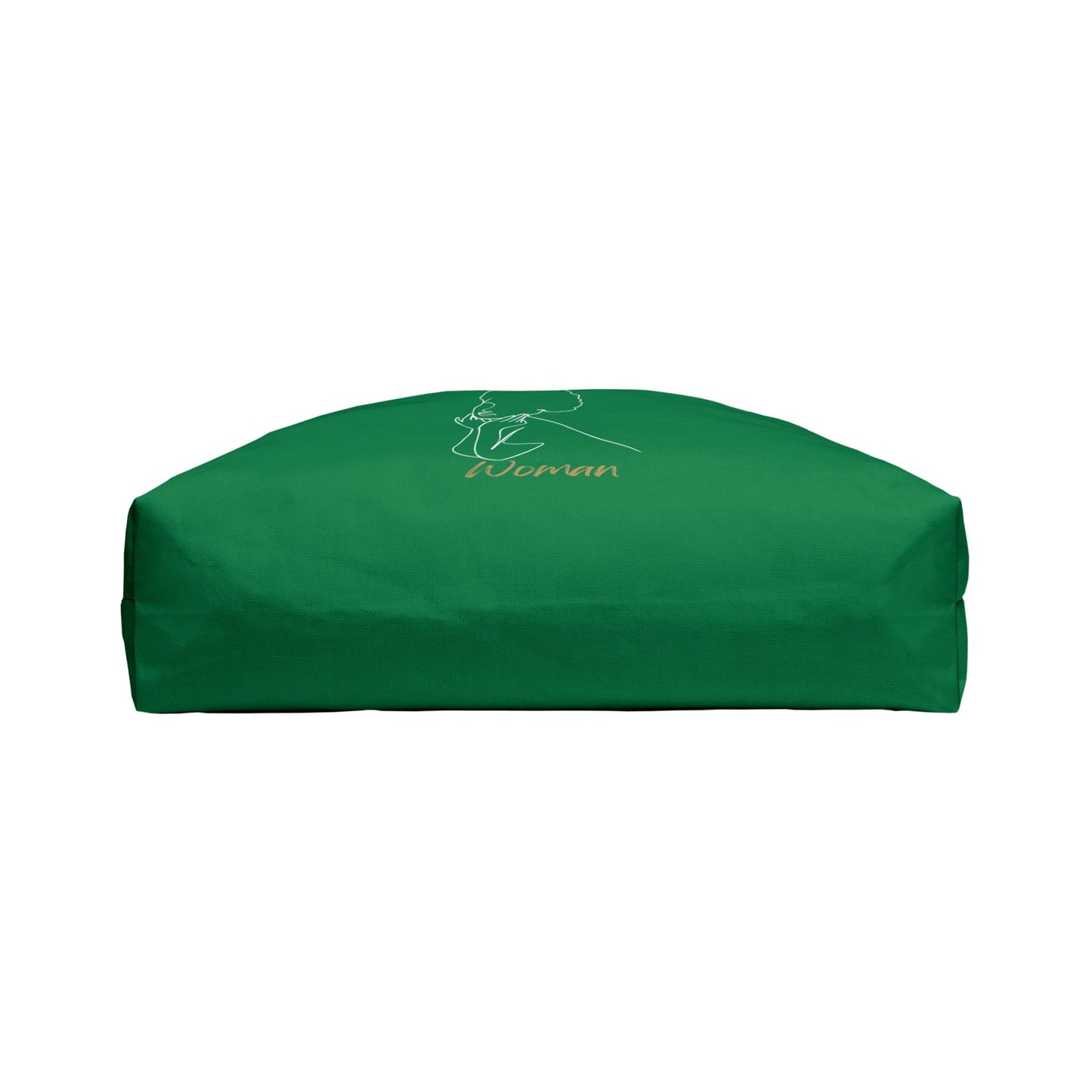 Natural Woman Cute Afro (WL) Weekender Tote Bag DARK GREEN