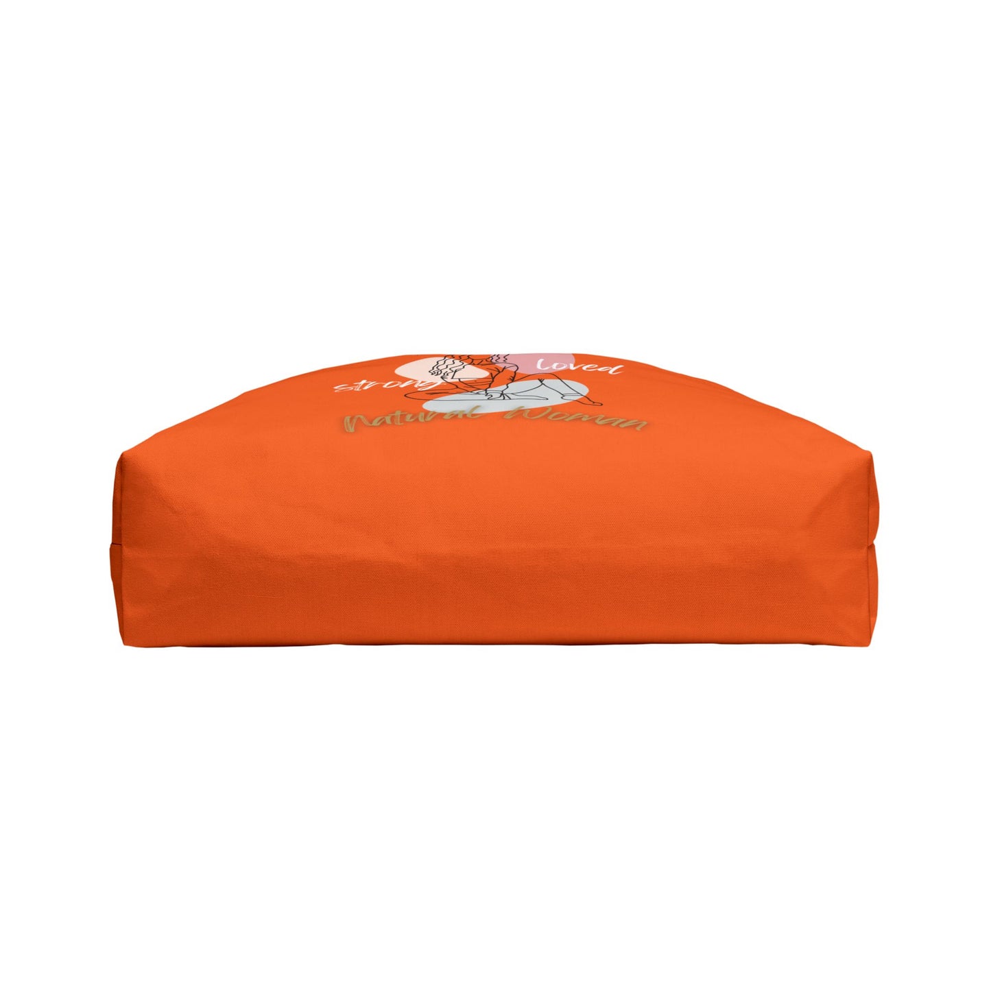 Natural Woman Strong Confident Loved (WL) Weekender Tote Bag ORANGE