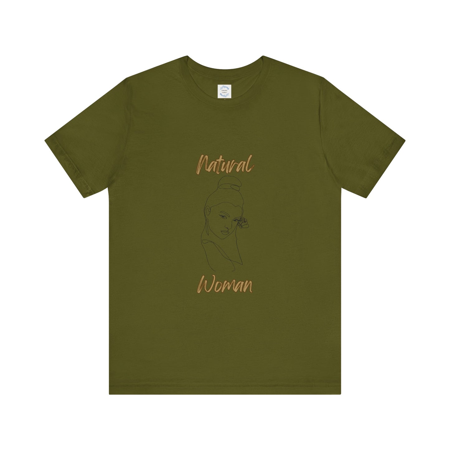 Natural Woman Sassy Bun (BL) Short Sleeve T-Shirt