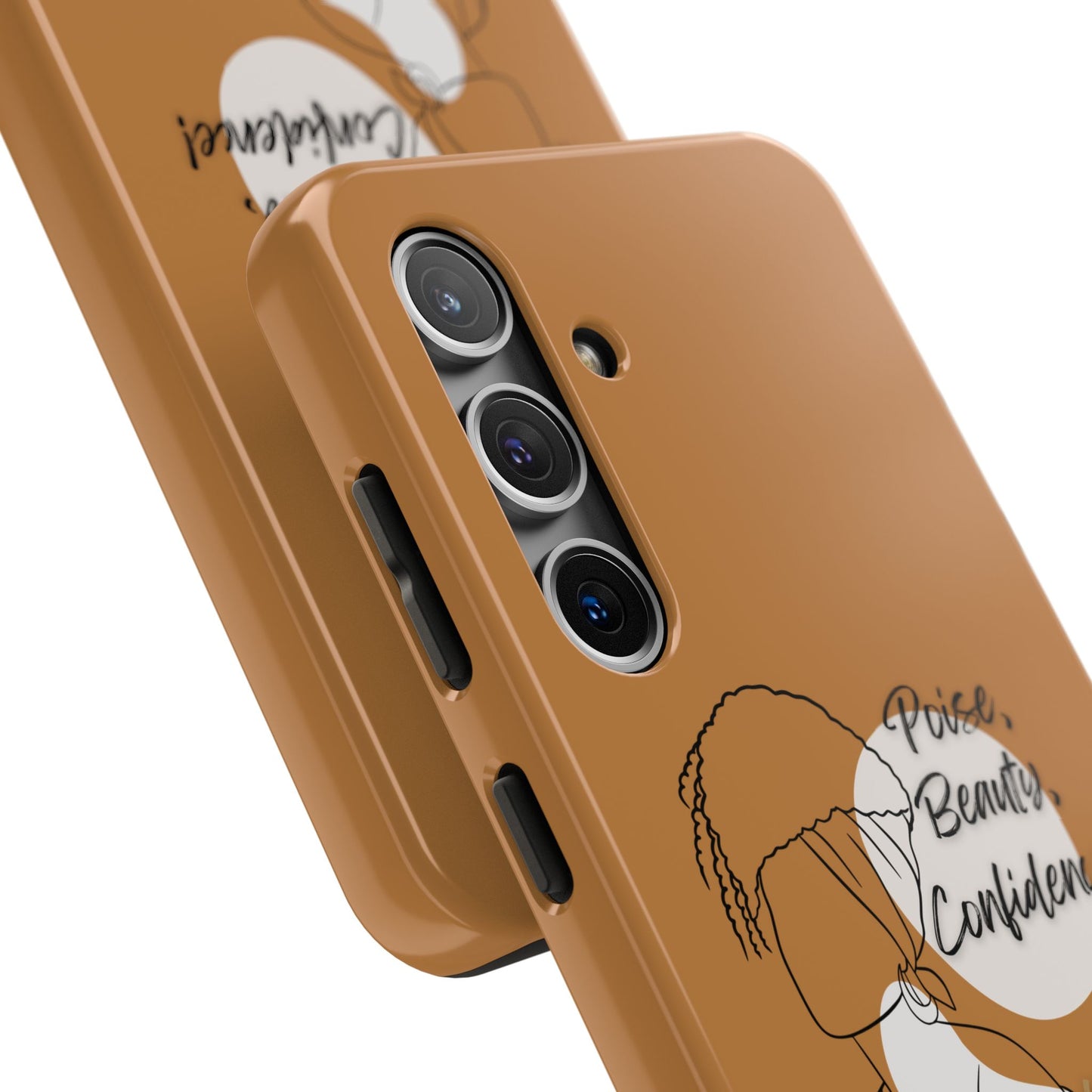 Natural woman Puff (BL)Tough Phone Cases LIGHT BROWN