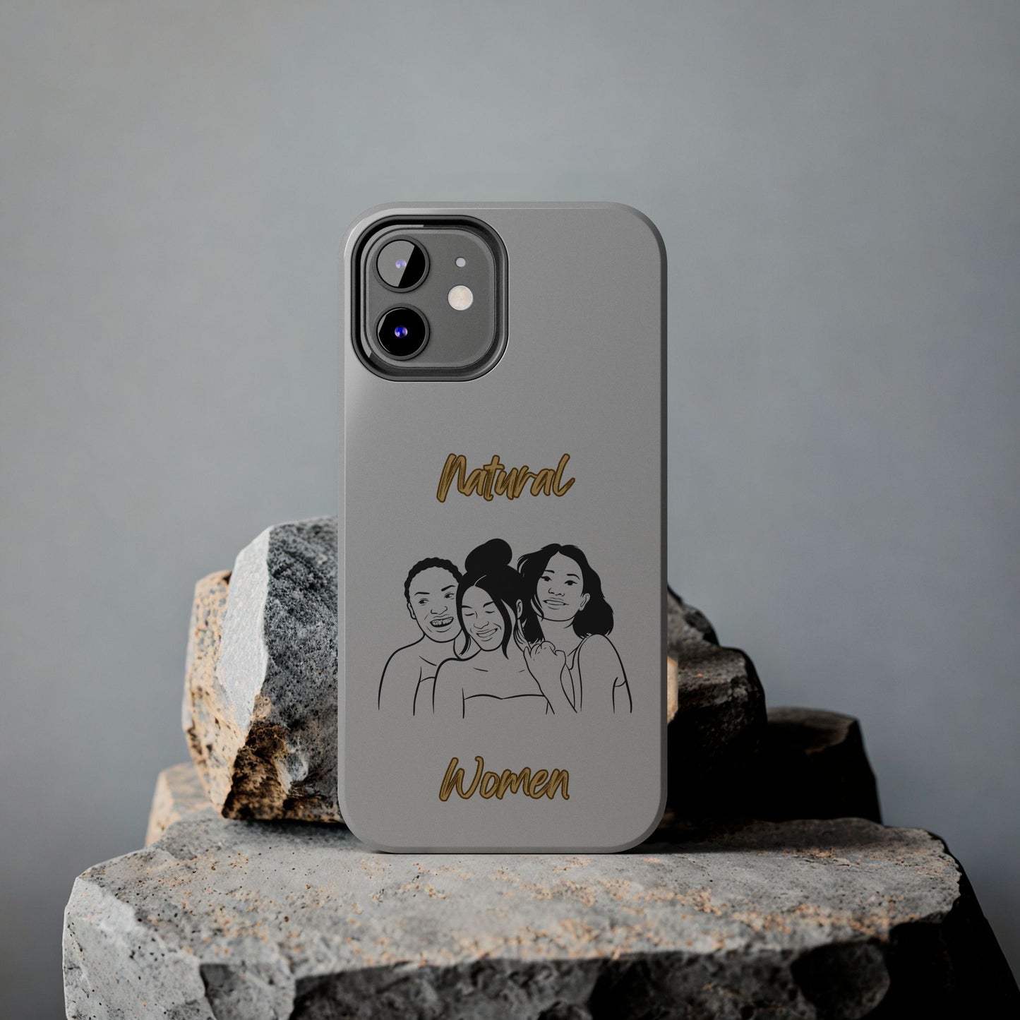 Natural Women Laughing Friends (BL)Tough Phone Cases LIGHT GREY