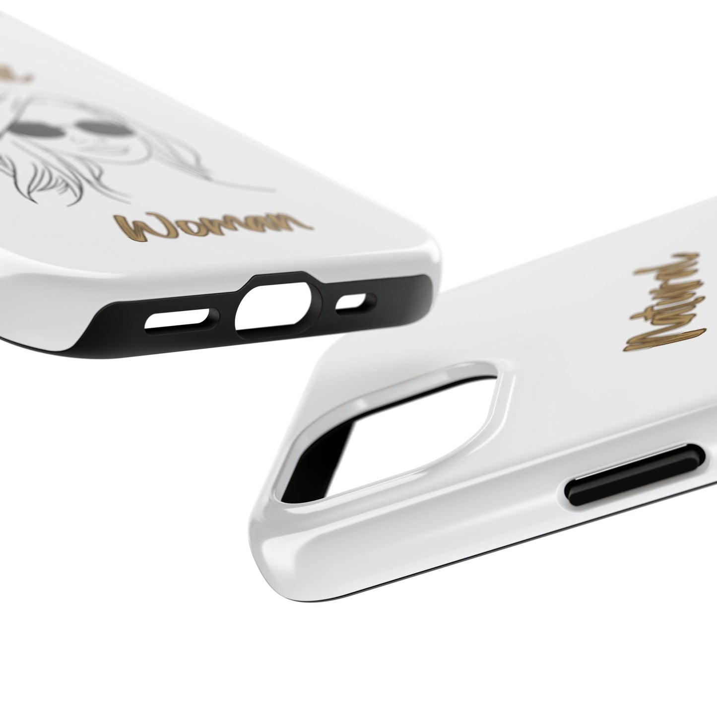 Natural Woman Shades (BL)Tough Phone Cases WHITE