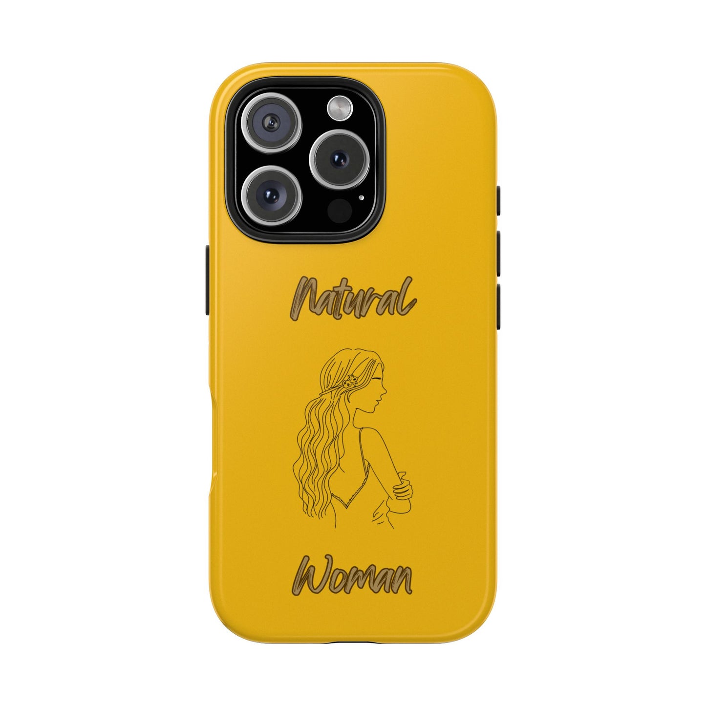 Natural Woman Young Woman (BL)Tough Phone Cases YELLOW
