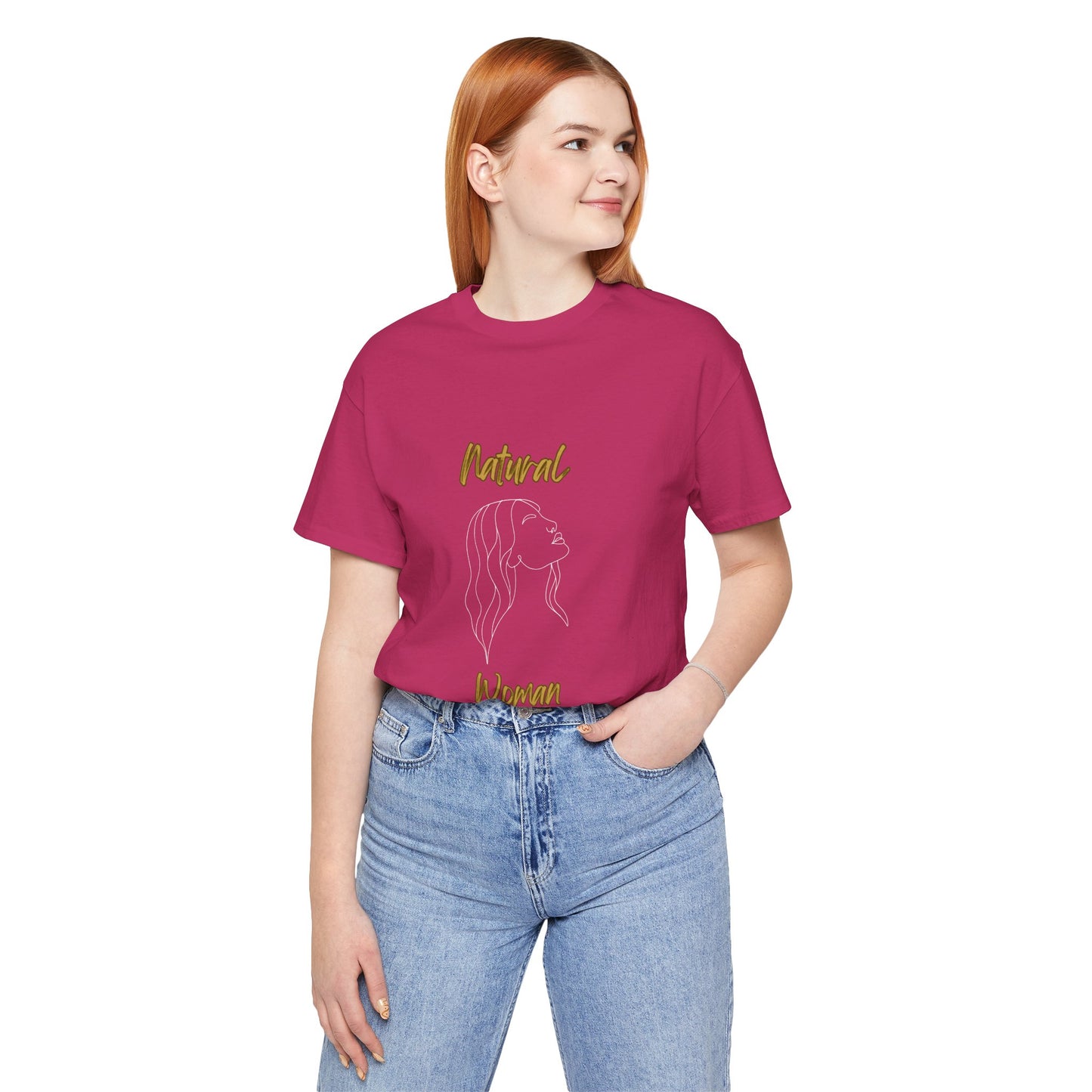 Natural Woman Breeze on Face (WL) Short Sleeve T-Shirt