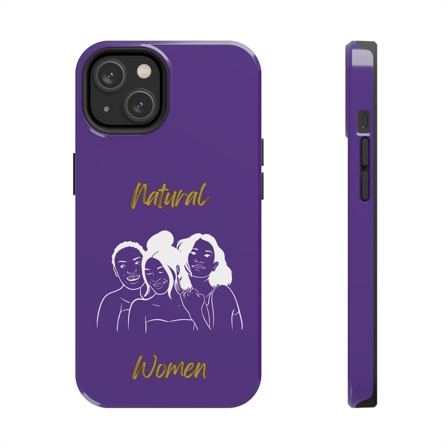 Natural Women Laughing Friends (WL)Tough Phone Cases PURPLE