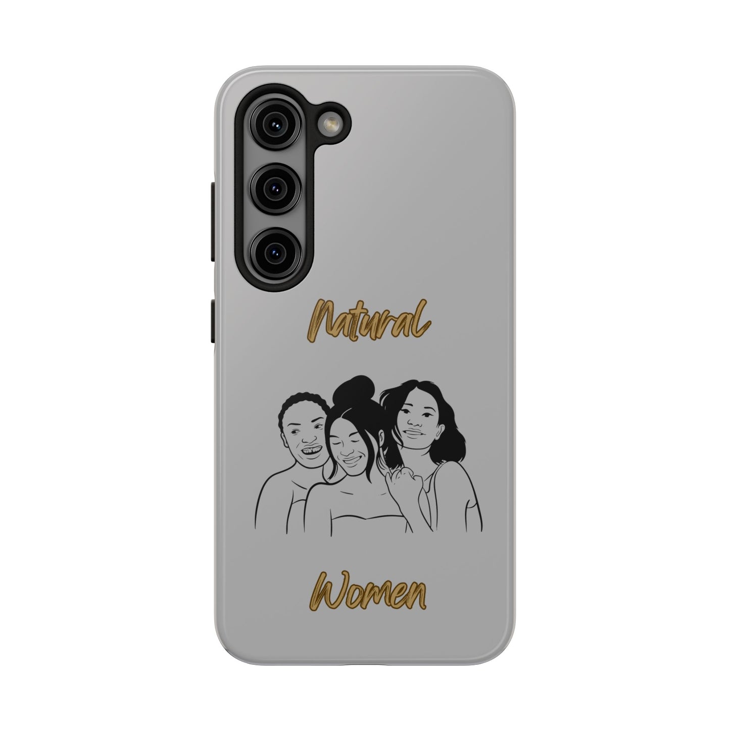 Natural Women Laughing Friends (BL)Tough Phone Cases LIGHT GREY