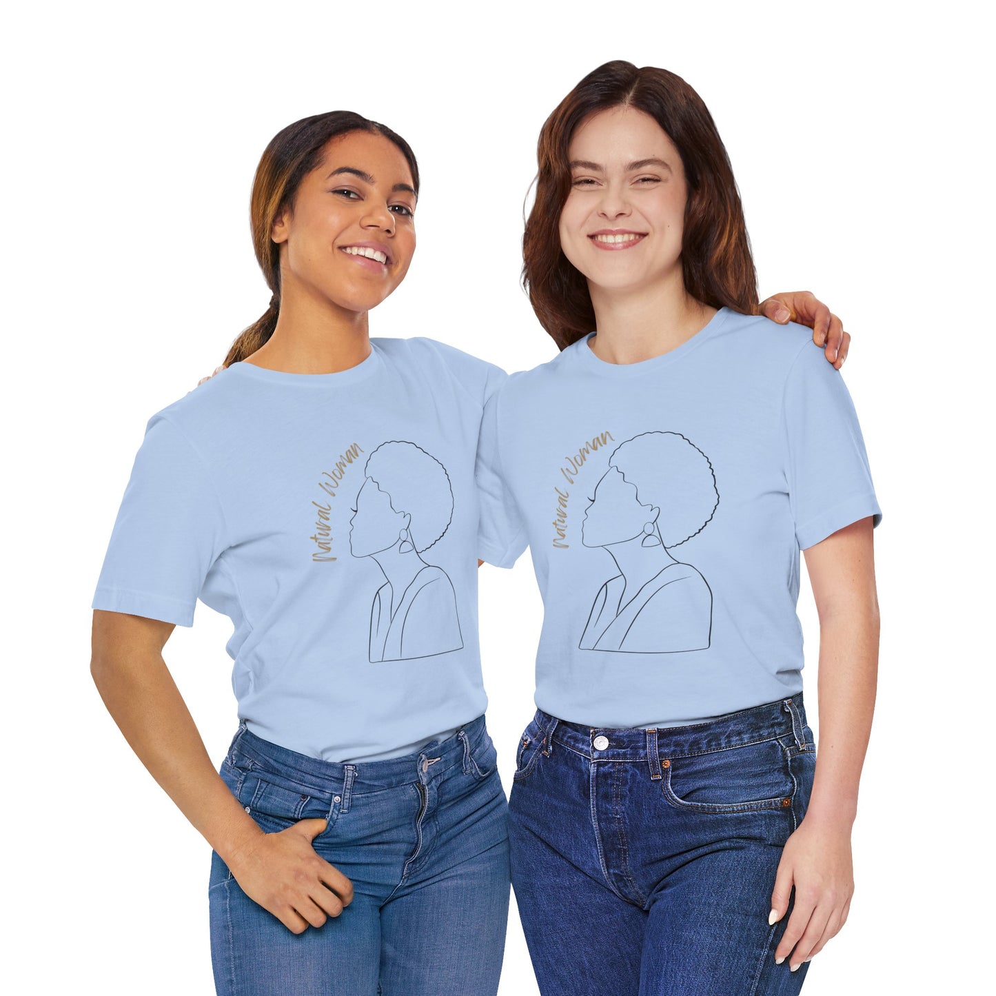 Natural Woman Sm Fro (BL) Short Sleeve T-Shirt