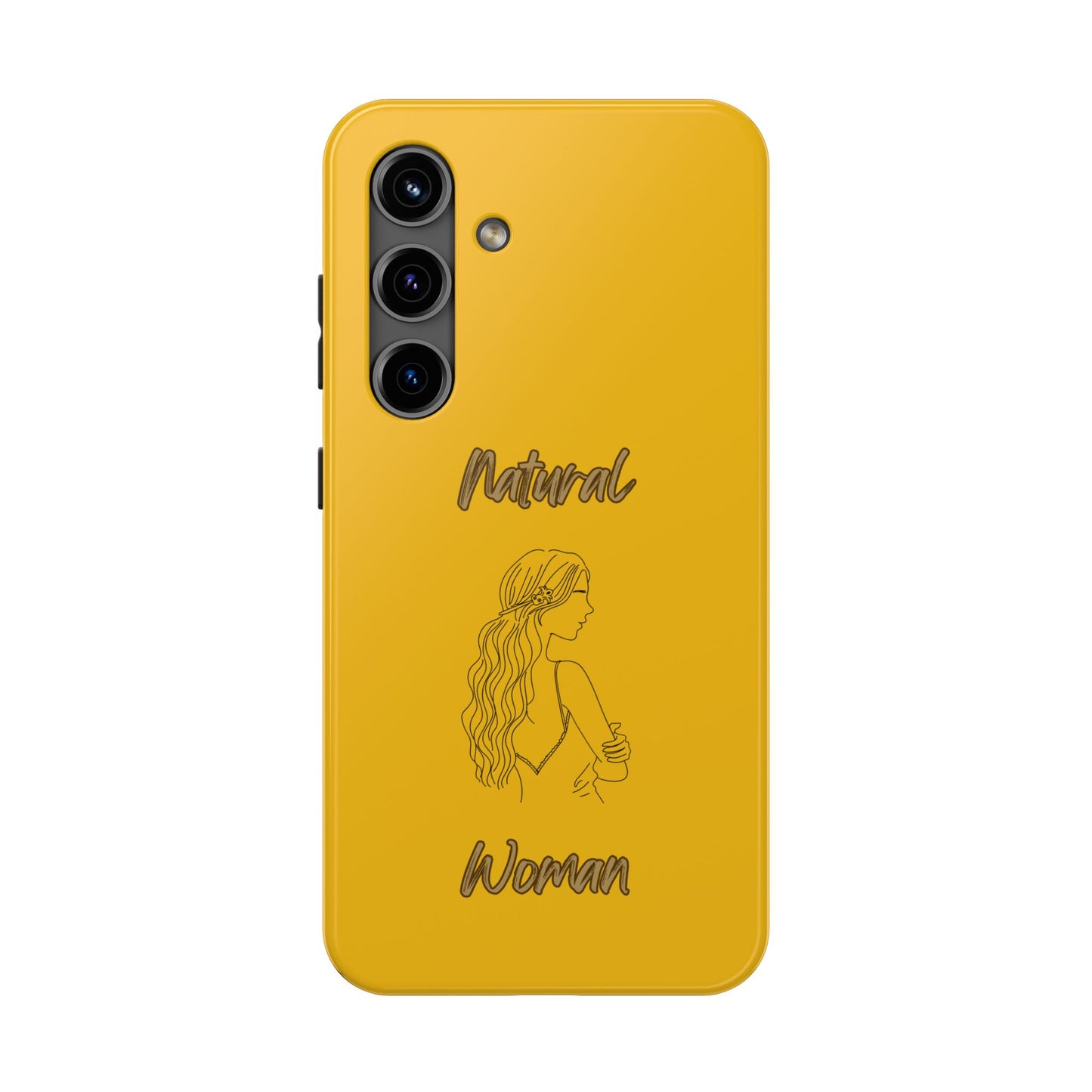 Natural Woman Young Woman (BL)Tough Phone Cases YELLOW