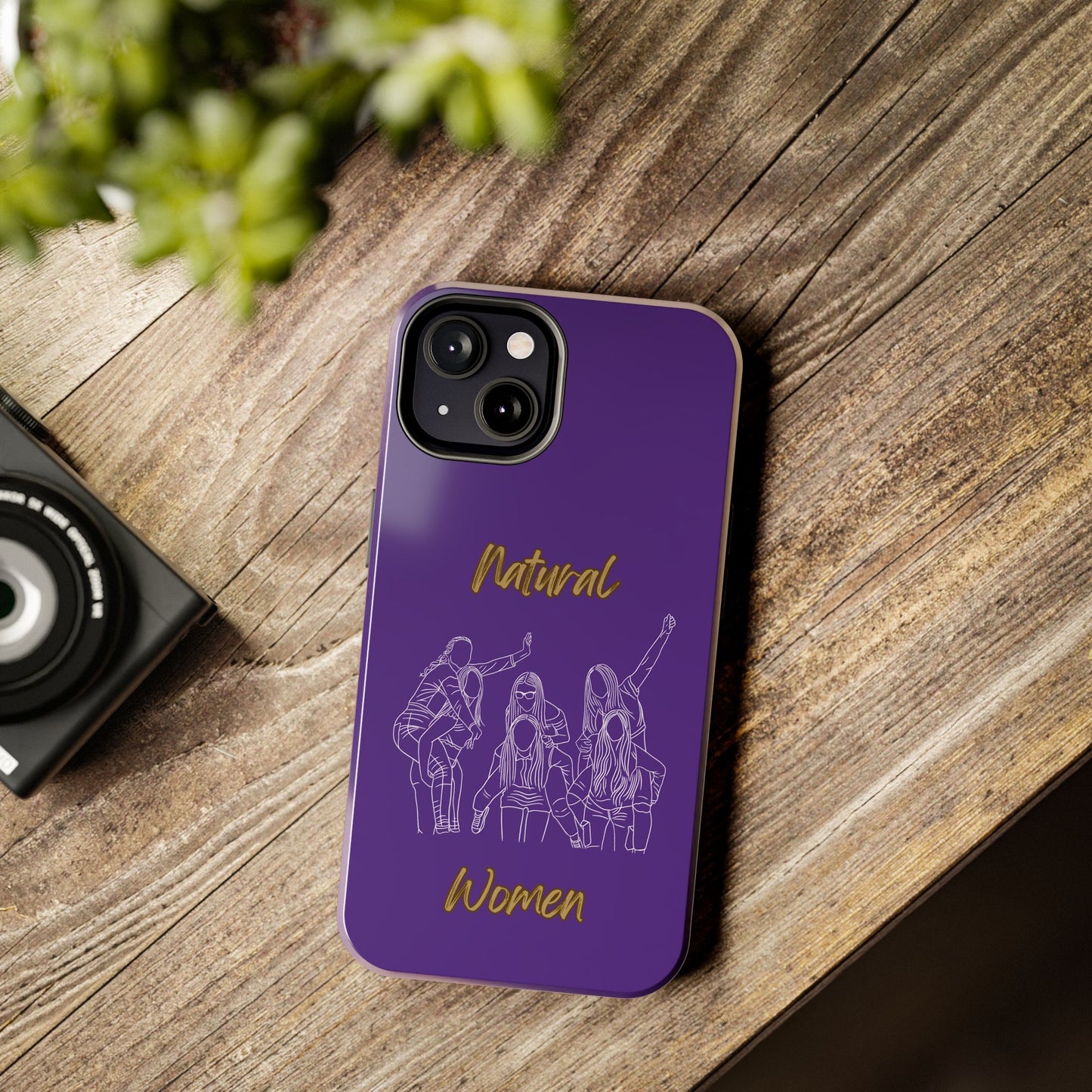 Natural Woman Piggy Back (WL) Tough Phone Cases PURPLE