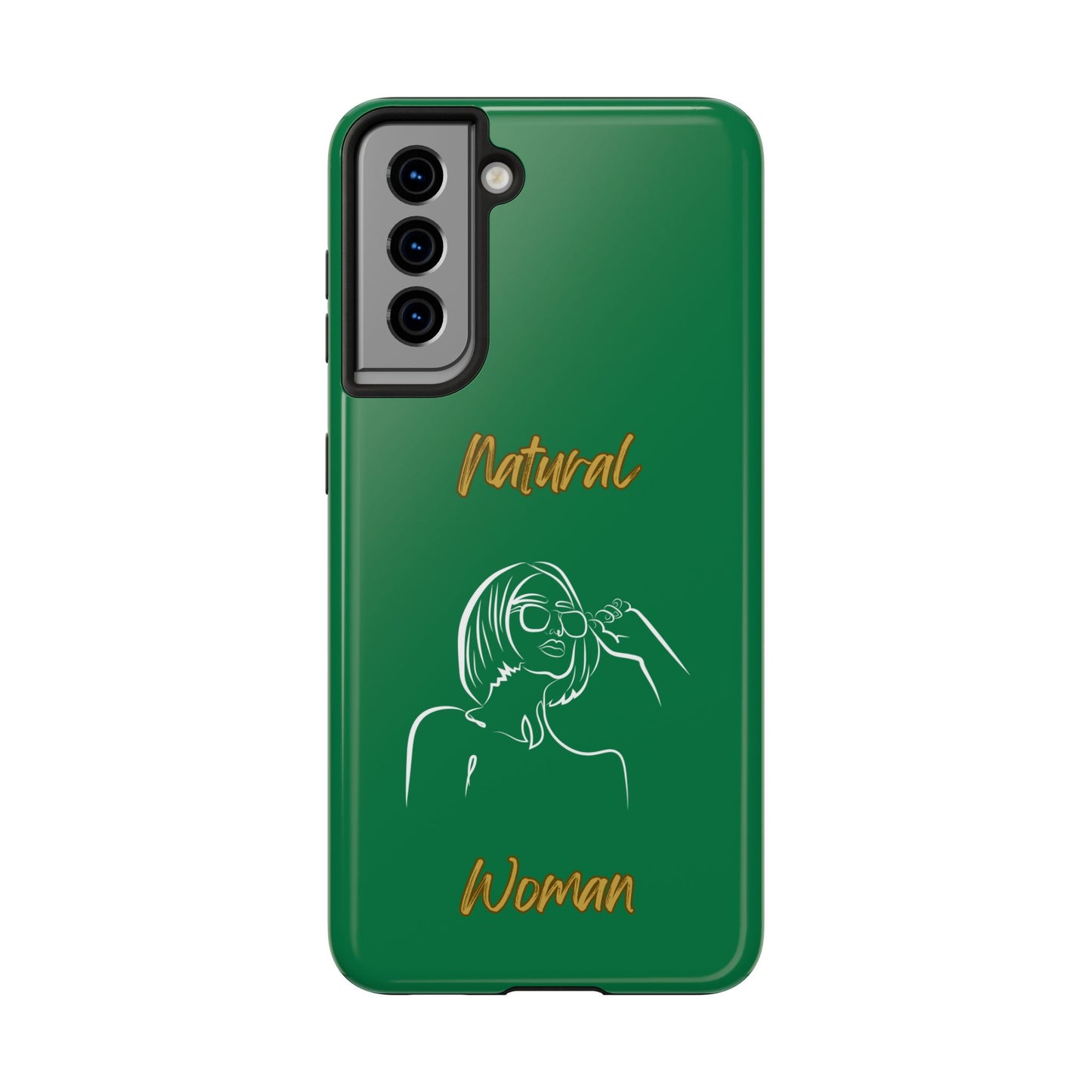 Natural Woman Bright Future (WL)Tough Phone Cases DARK GREEN
