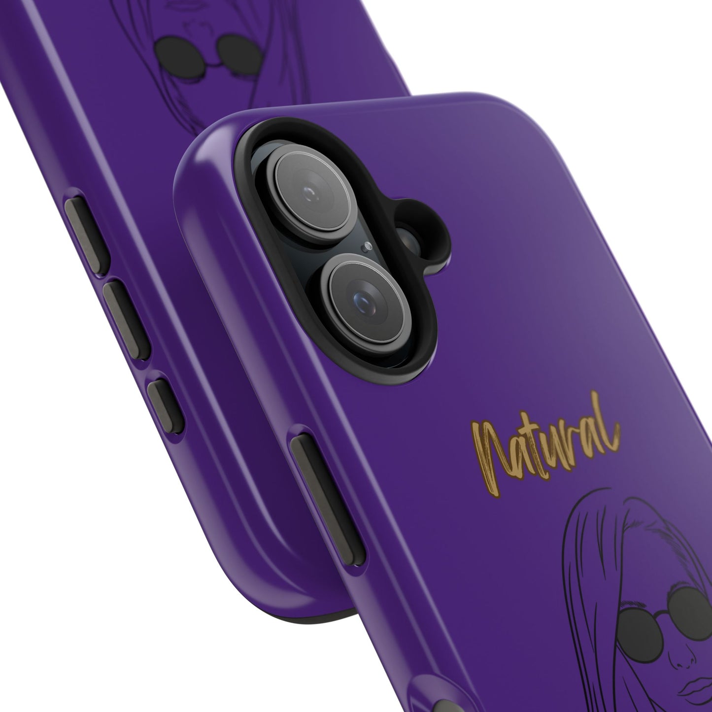Natural Woman Shades (BL)Tough Phone Cases PURPLE