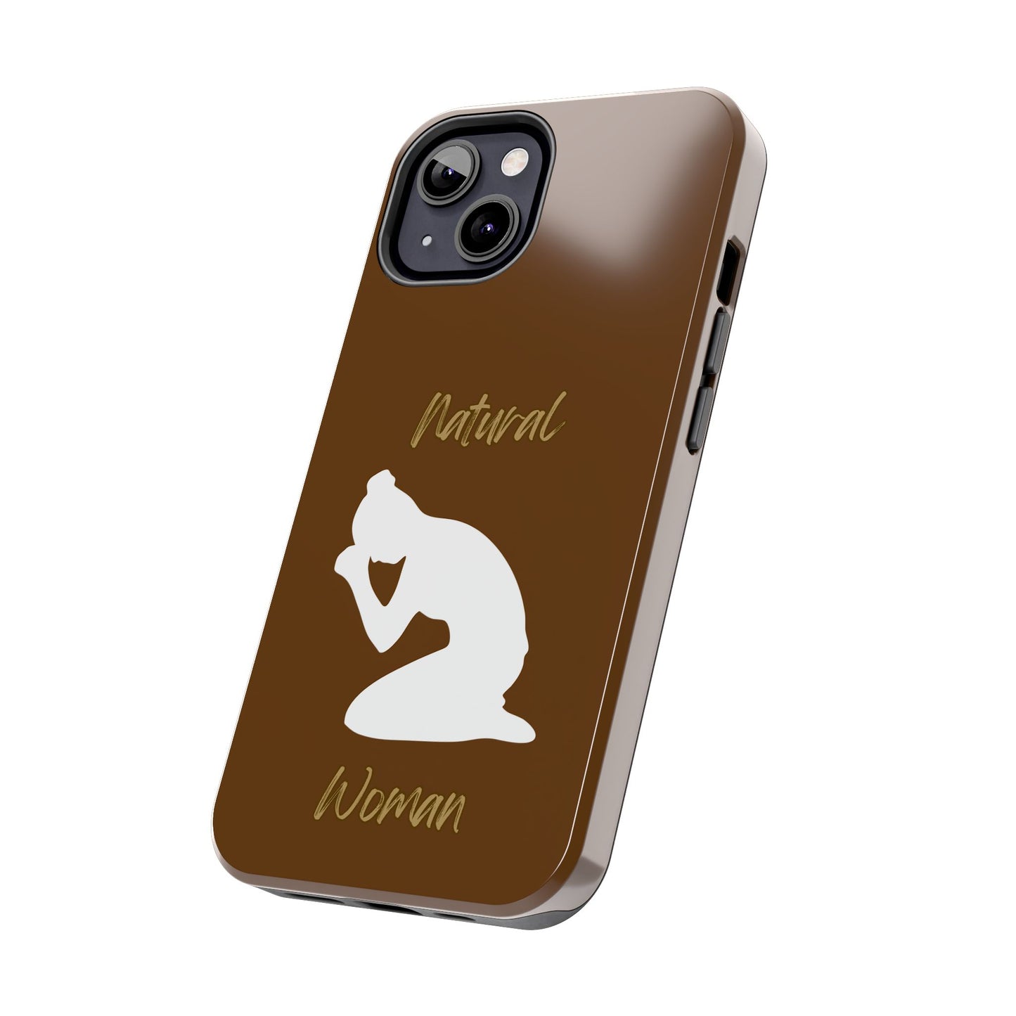 Natural Woman Pray (WL) Tough Phone Cases BROWN