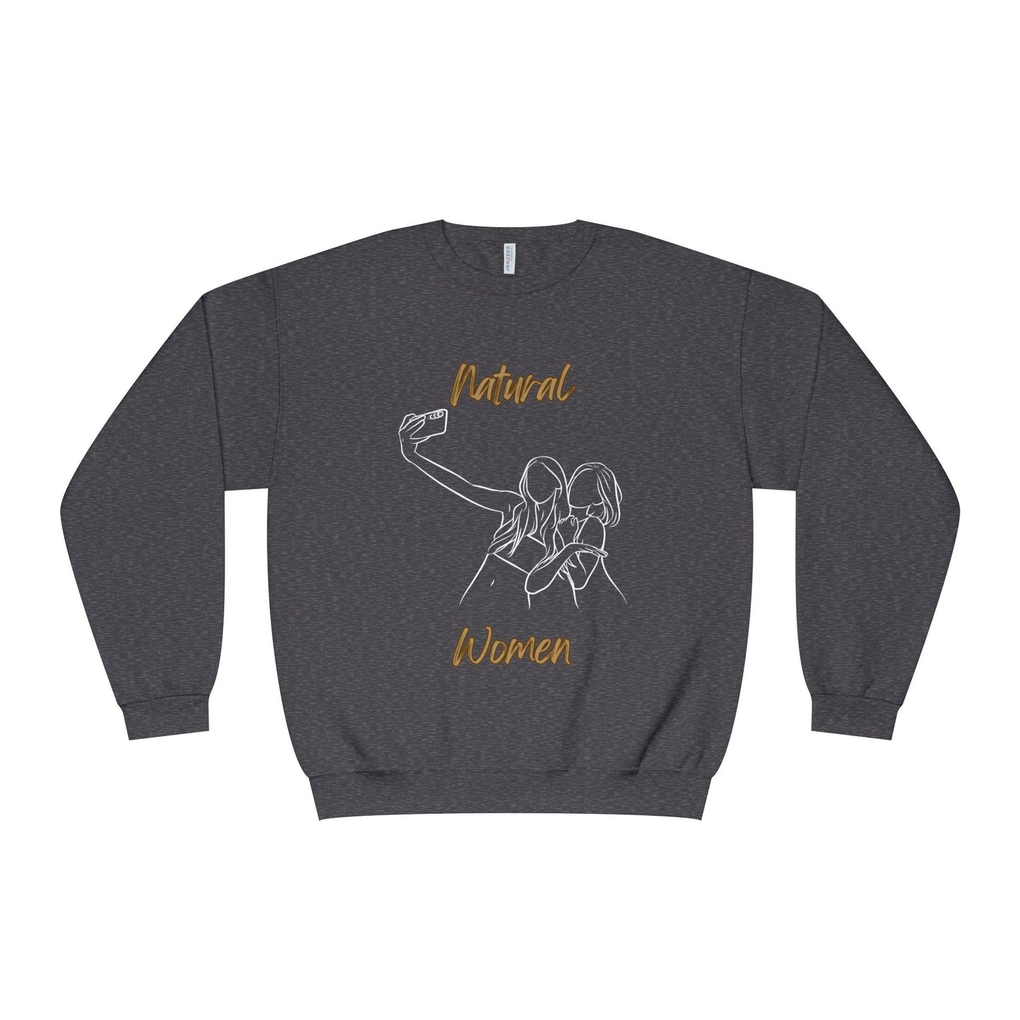 Natural Women Friends Selfie (WL) Crewneck Sweatshirt